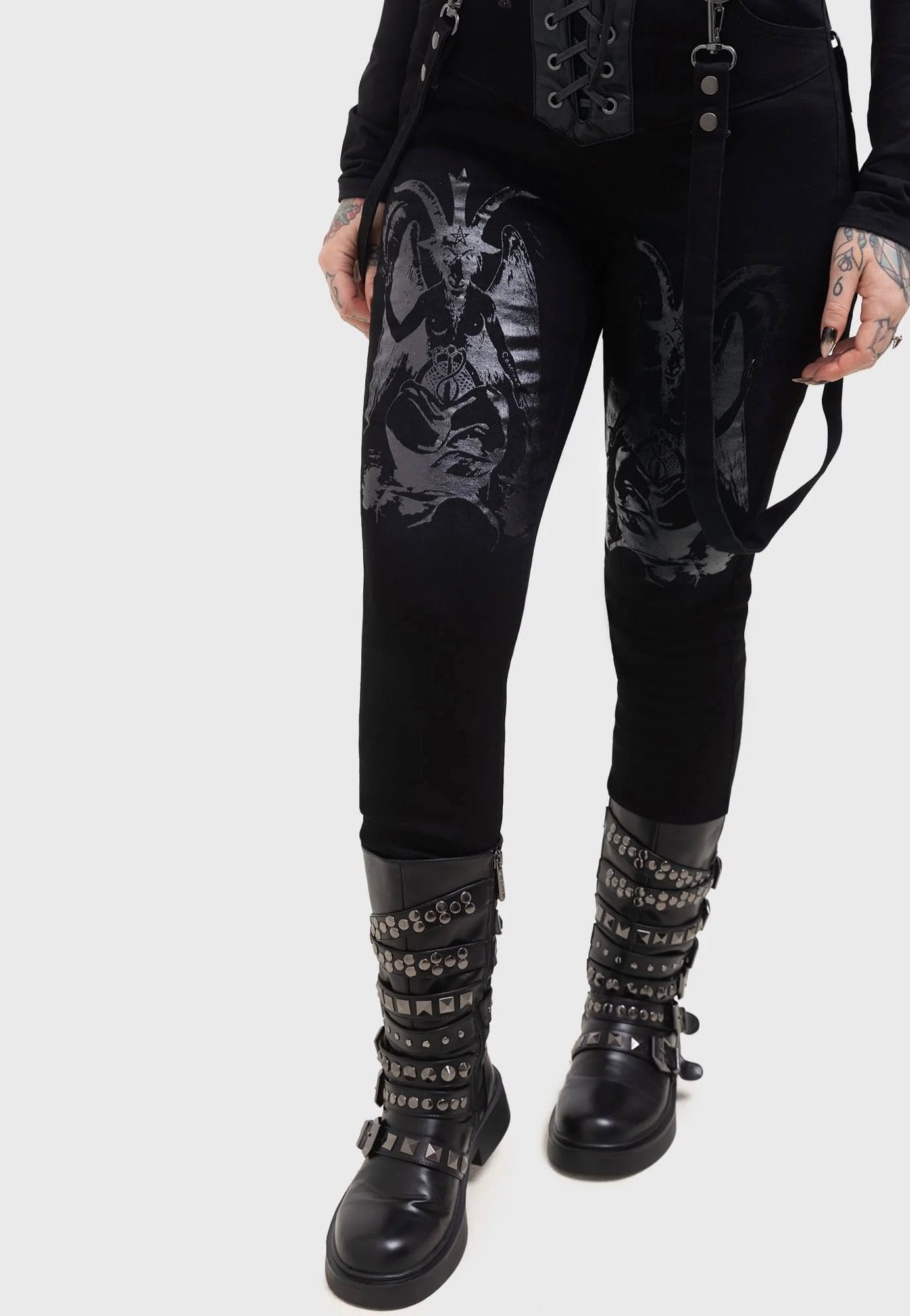 Killstar - Baphster Black - Jeans | Women-Image