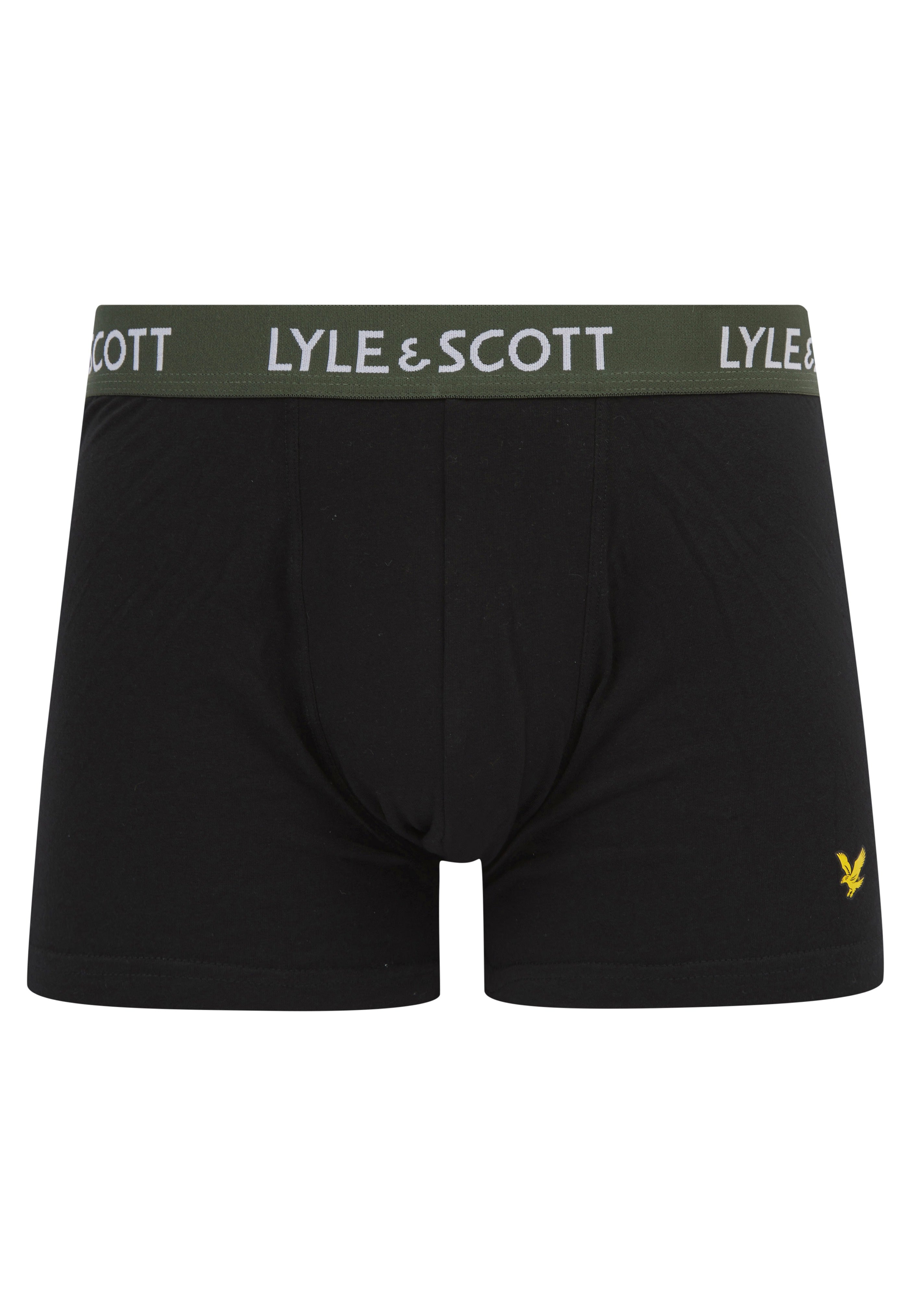 Lyle & Scott - Barclay Waistbands Black Multi - Boxershorts | Men-Image