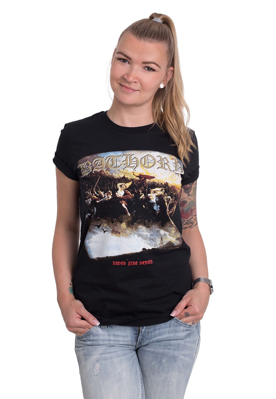 Bathory - Blood Fire Death - T-Shirt | Women-Image