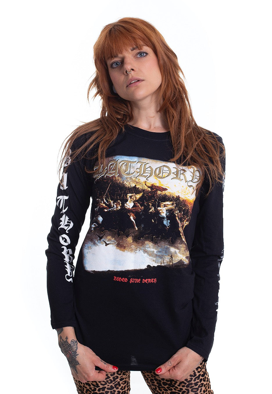 Bathory - Blood Fire Death - Longsleeve | Women-Image