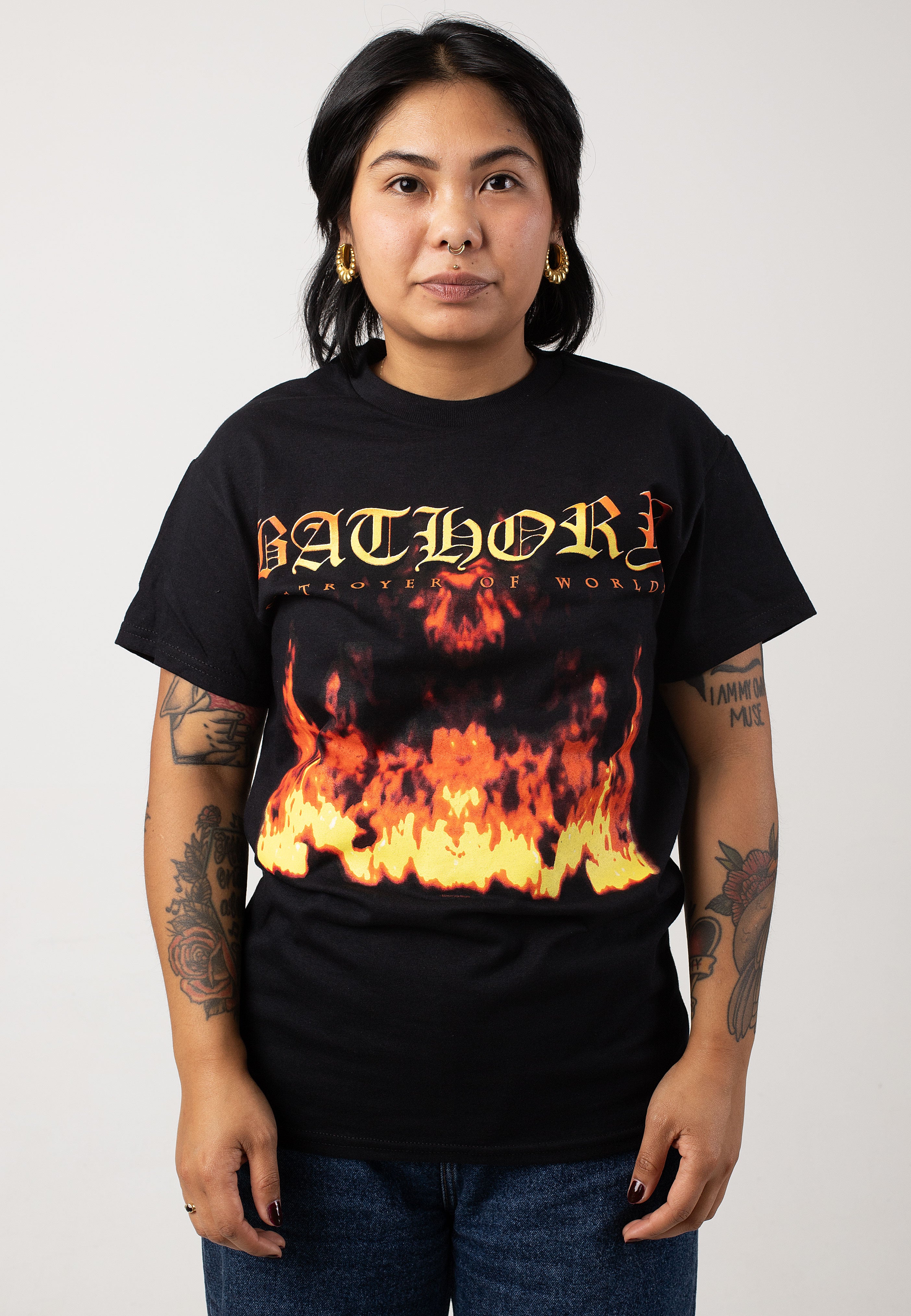 Bathory - Destroyer Of Worlds - T-Shirt | Women-Image