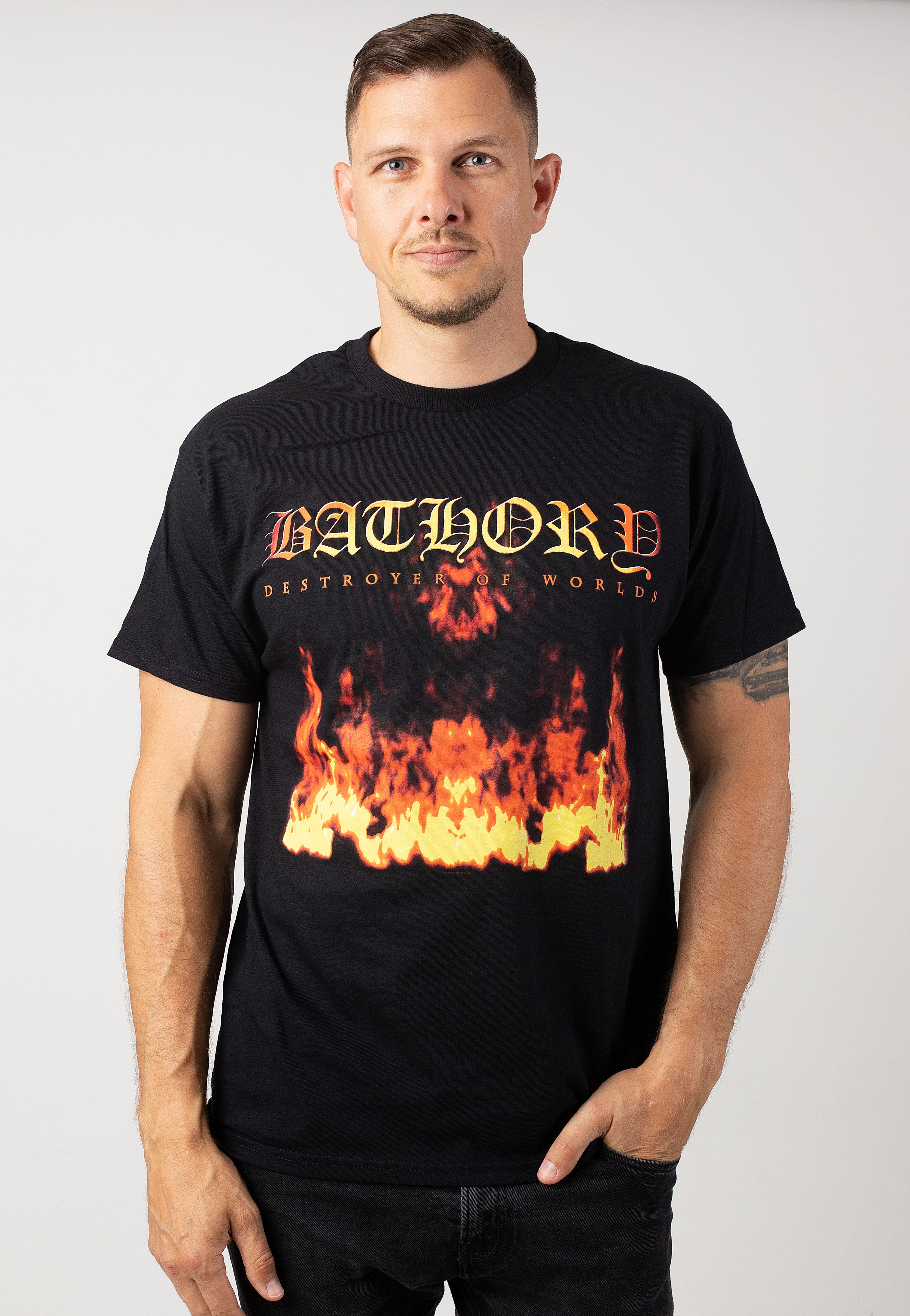 Bathory - Destroyer Of Worlds - T-Shirt | Men-Image