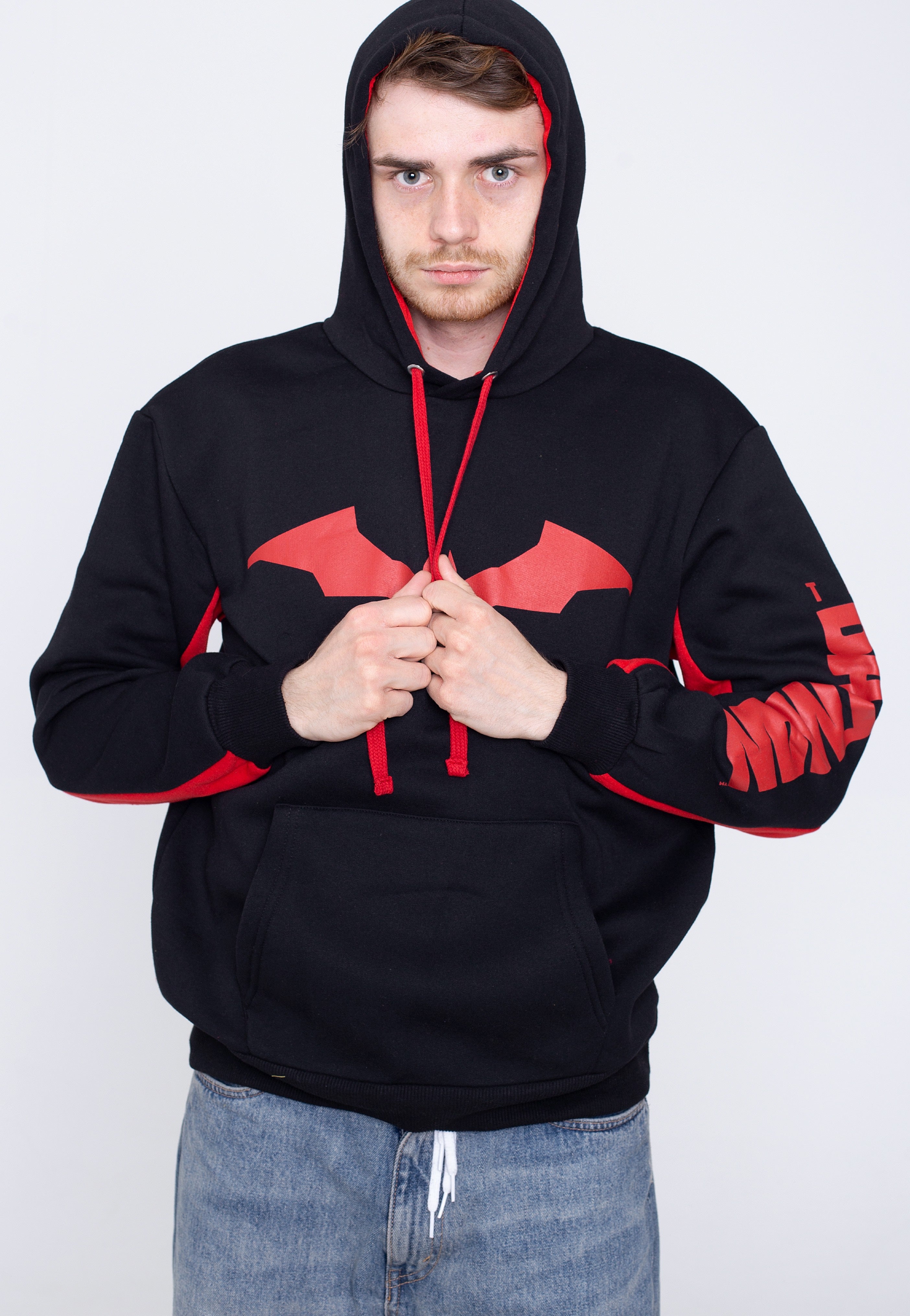 Batman - Icon And Text - Hoodie | Men-Image