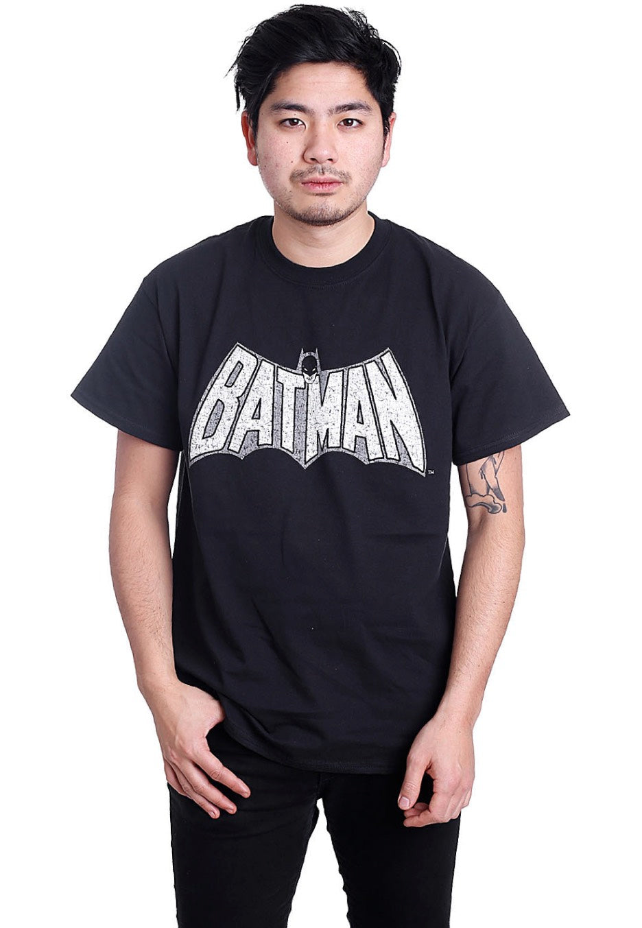 Batman - Retro Crackle Logo - T-Shirt | Men-Image
