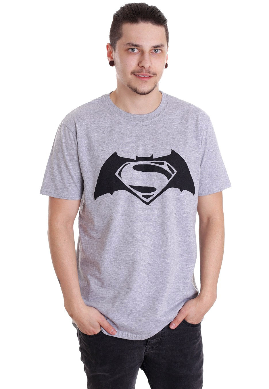 Batman v Superman - Superbatman Grey - T-Shirt | Men-Image