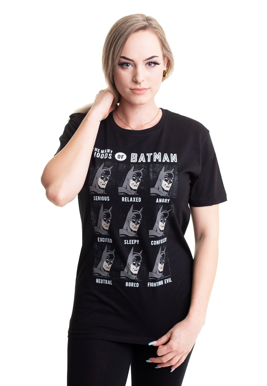 Batman - The Many Moods Of Batman - T-Shirt | Women-Image