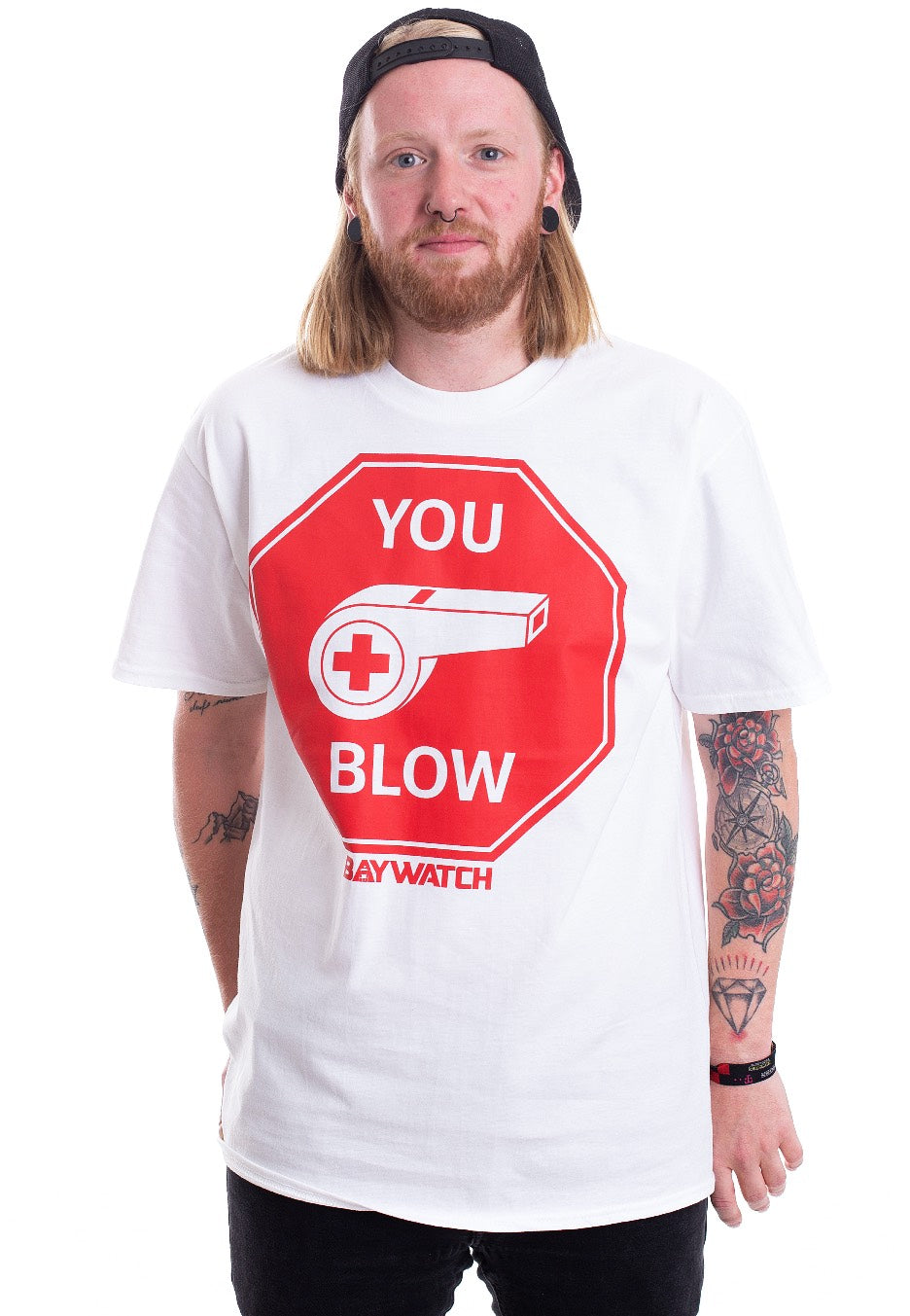 Baywatch - You Blow White - T-Shirt | Men-Image