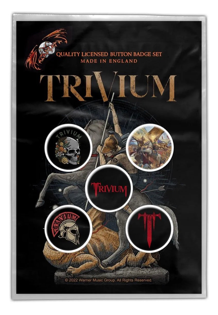 Trivium - In The Court Of The Dragon - Button Set | Neutral-Image