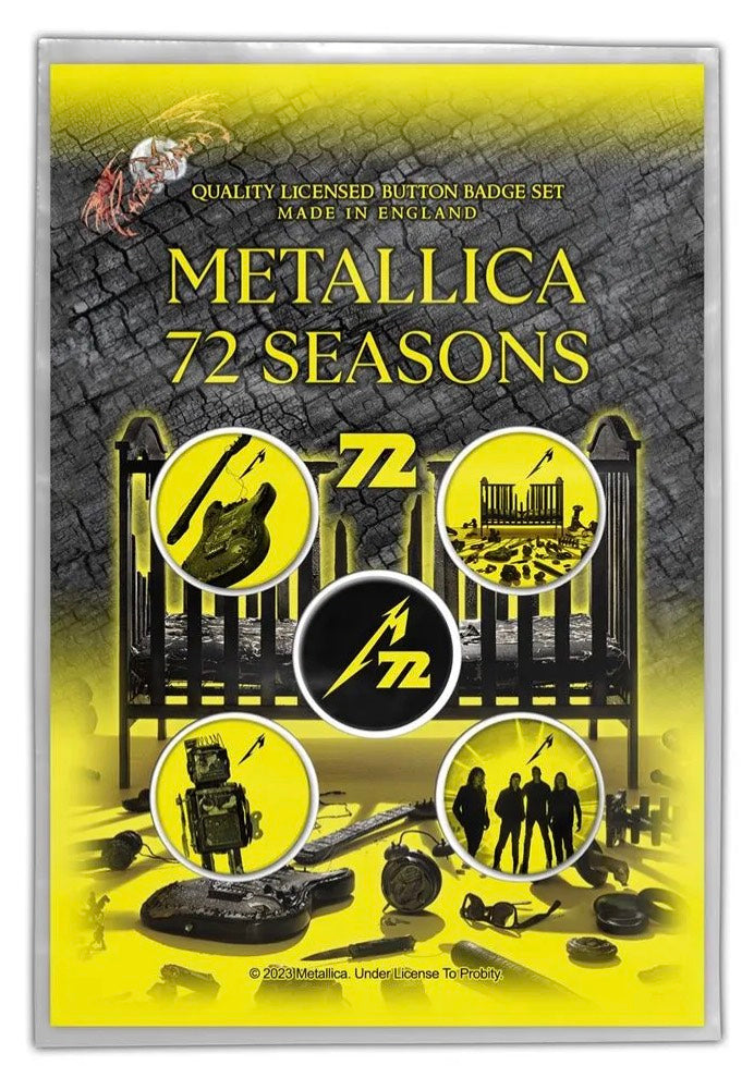 Metallica - 72 Seasons - Button Set | Neutral-Image