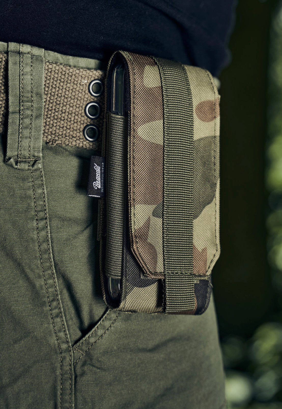 Brandit - Molle Large Darkcamo - Phone Bag | Neutral-Image