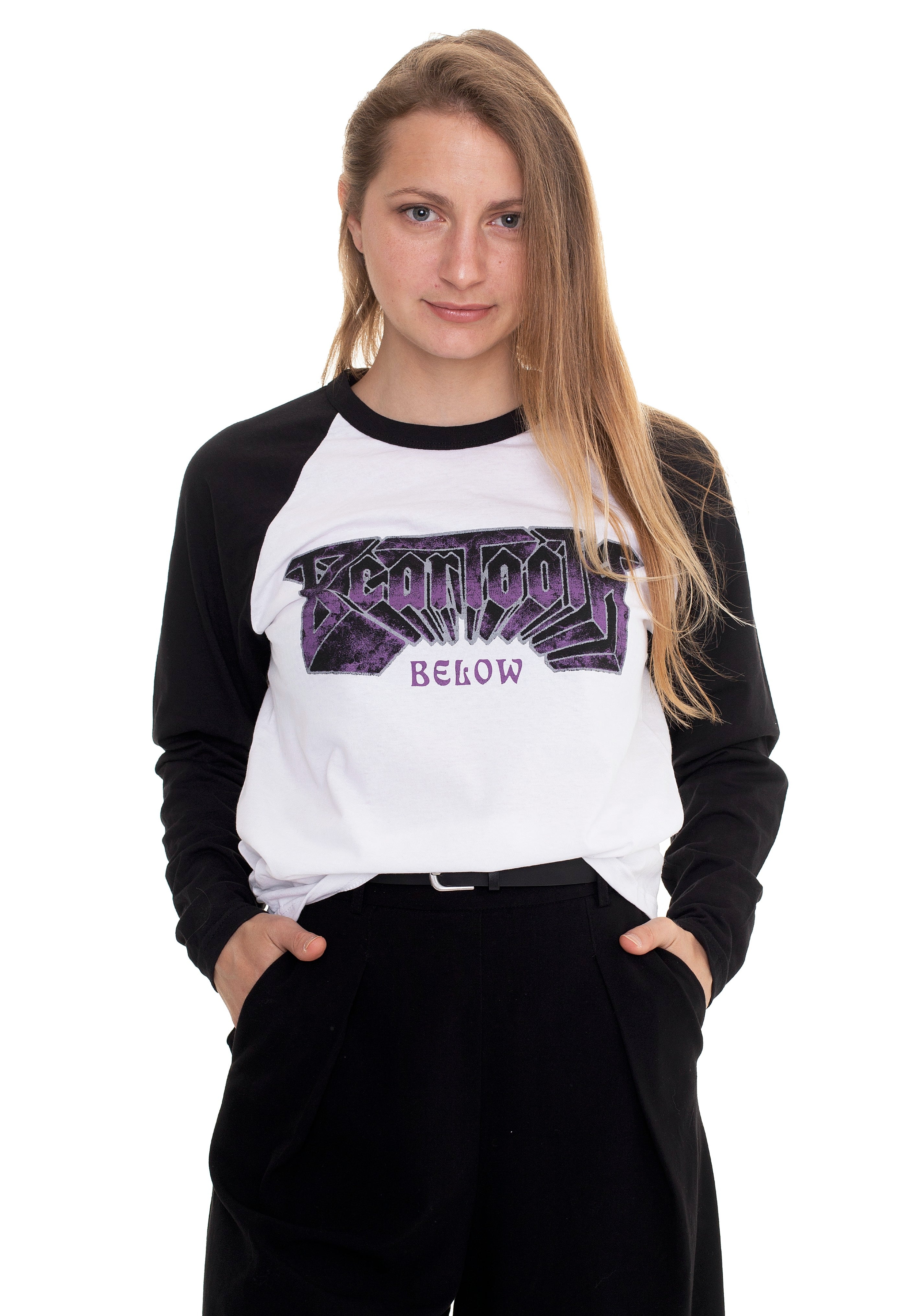 Beartooth - Below Baseball White/Black - Longsleeve | Women-Image