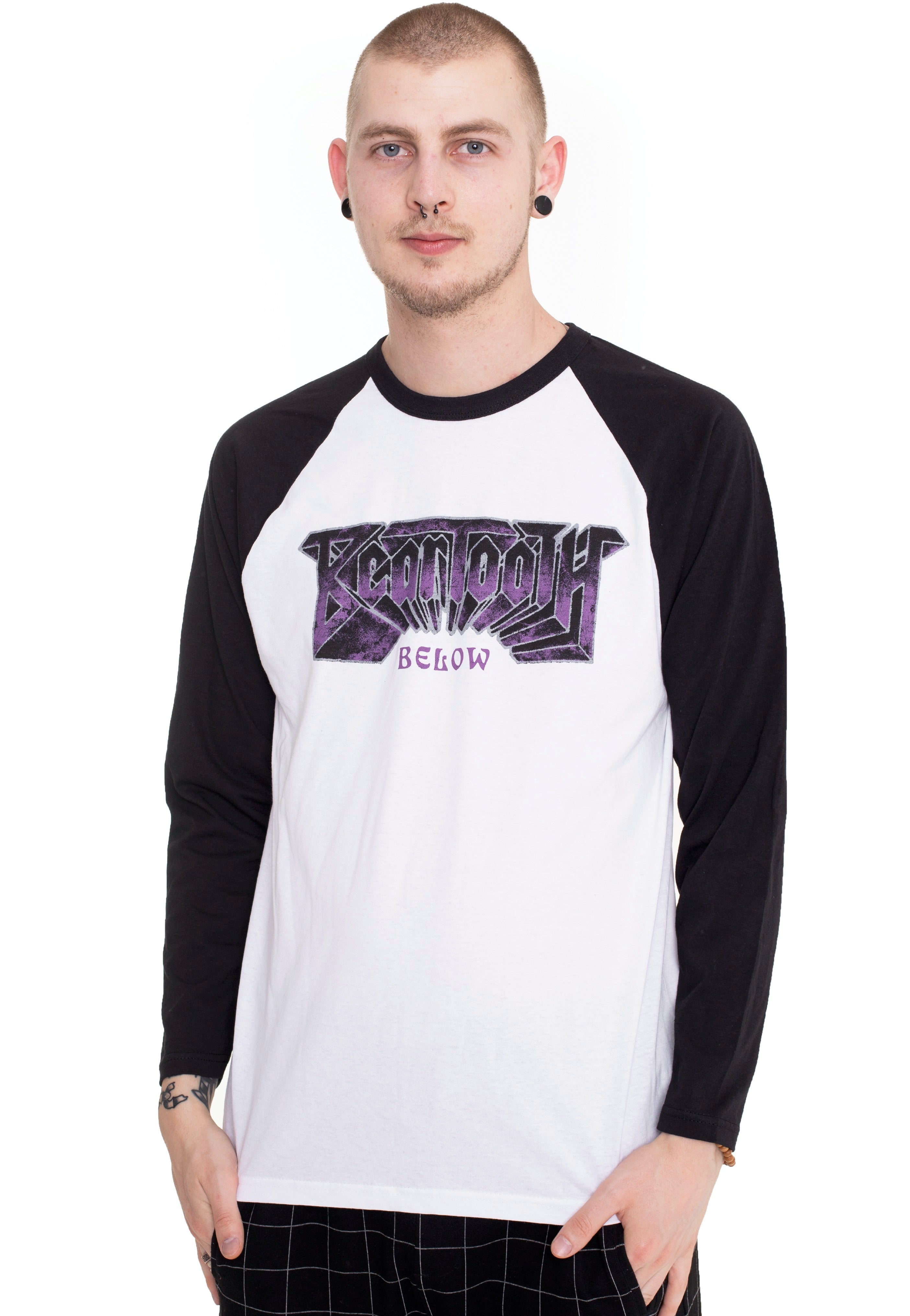 Beartooth - Below Baseball White/Black - Longsleeve | Men-Image