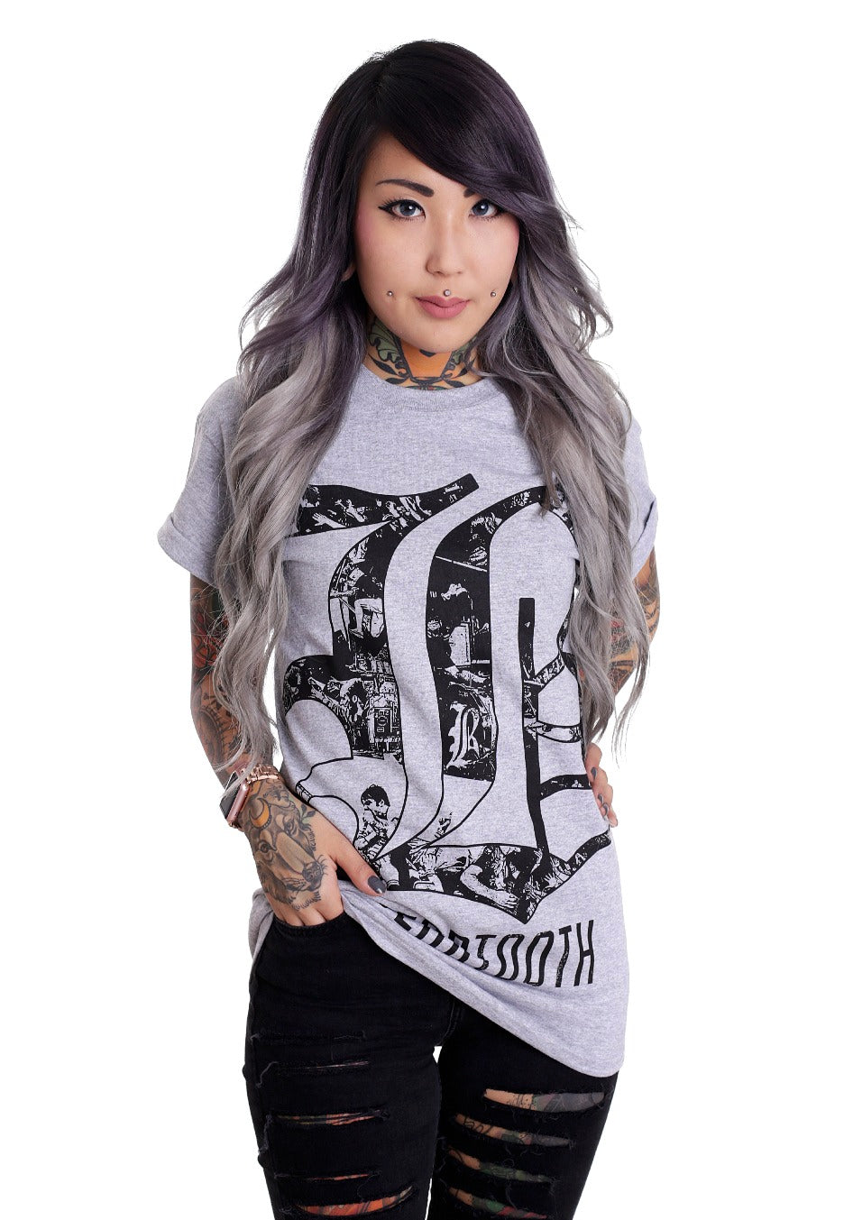 Beartooth - Collage B Sportsgrey - T-Shirt | Women-Image