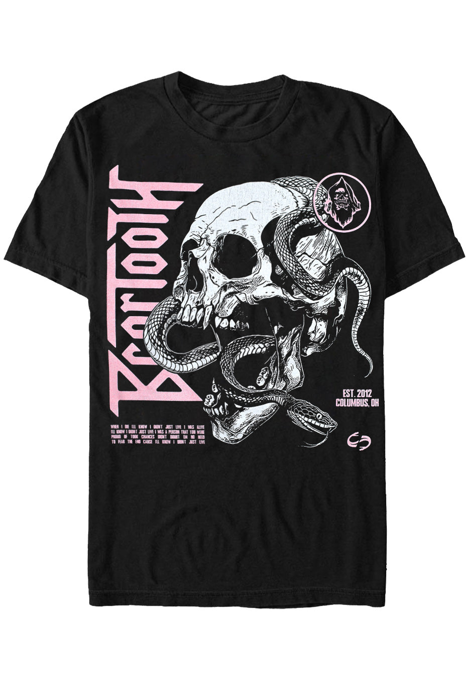 Beartooth - Skull Snake - T-Shirt | Neutral-Image