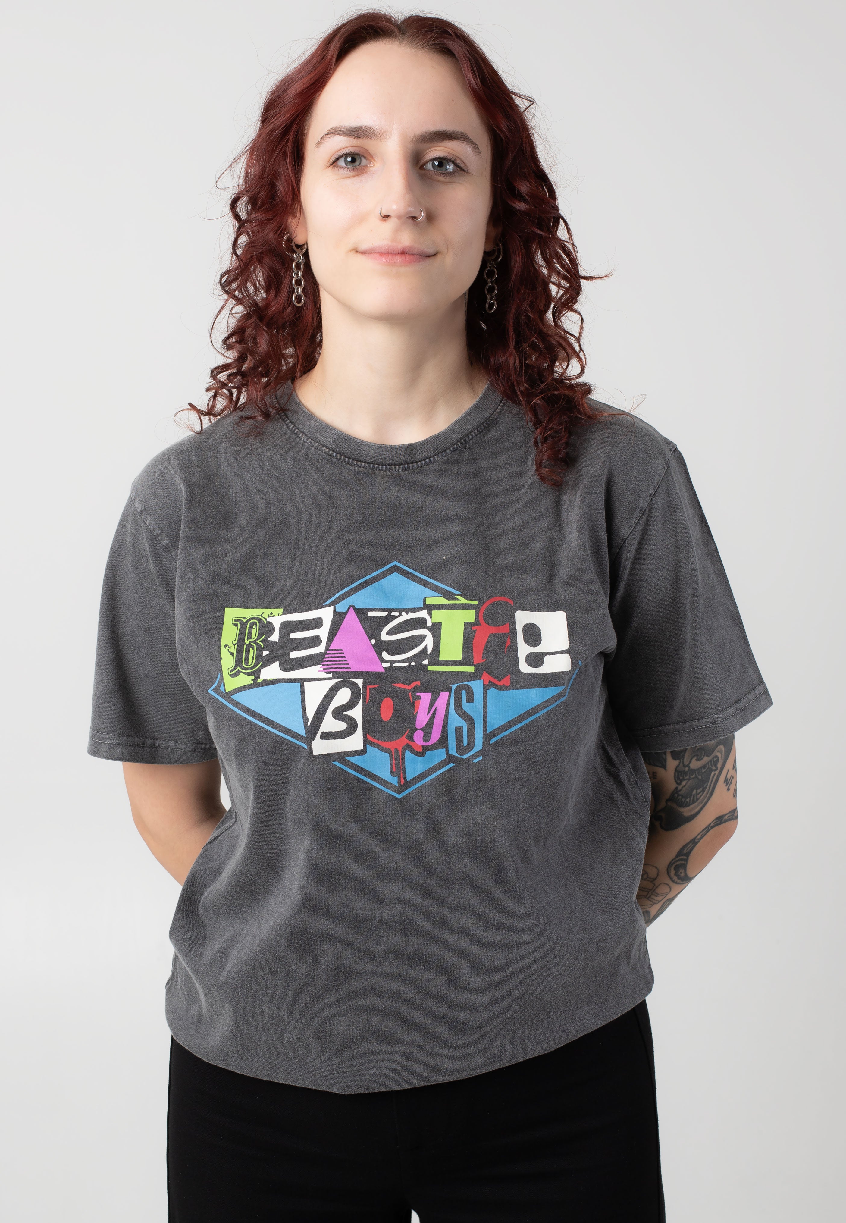 Beastie Boys - Multicolour Logo Stone Washed - T-Shirt | Women-Image