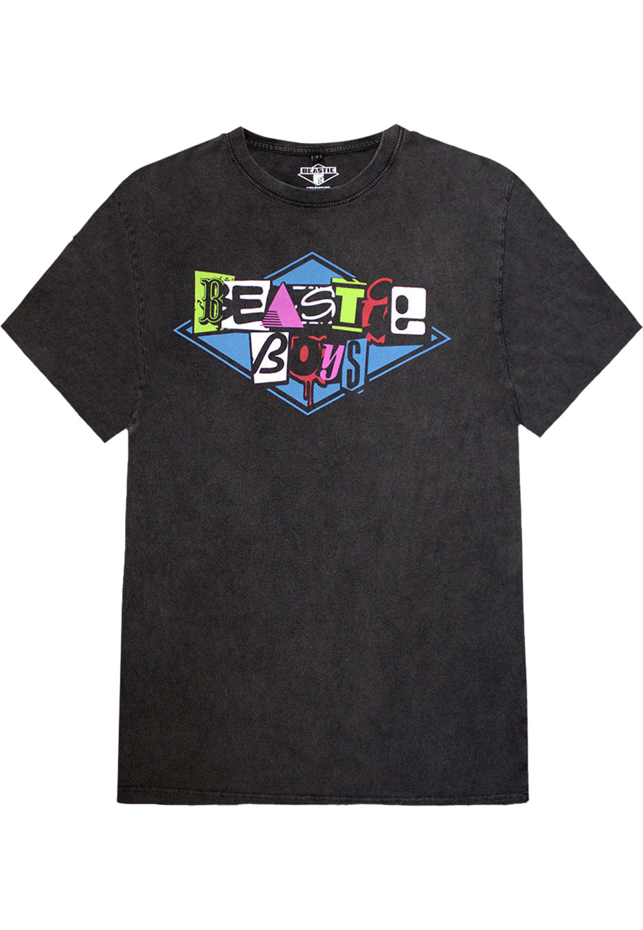 Beastie Boys - Multicolour Logo Stone Washed - T-Shirt | Neutral-Image