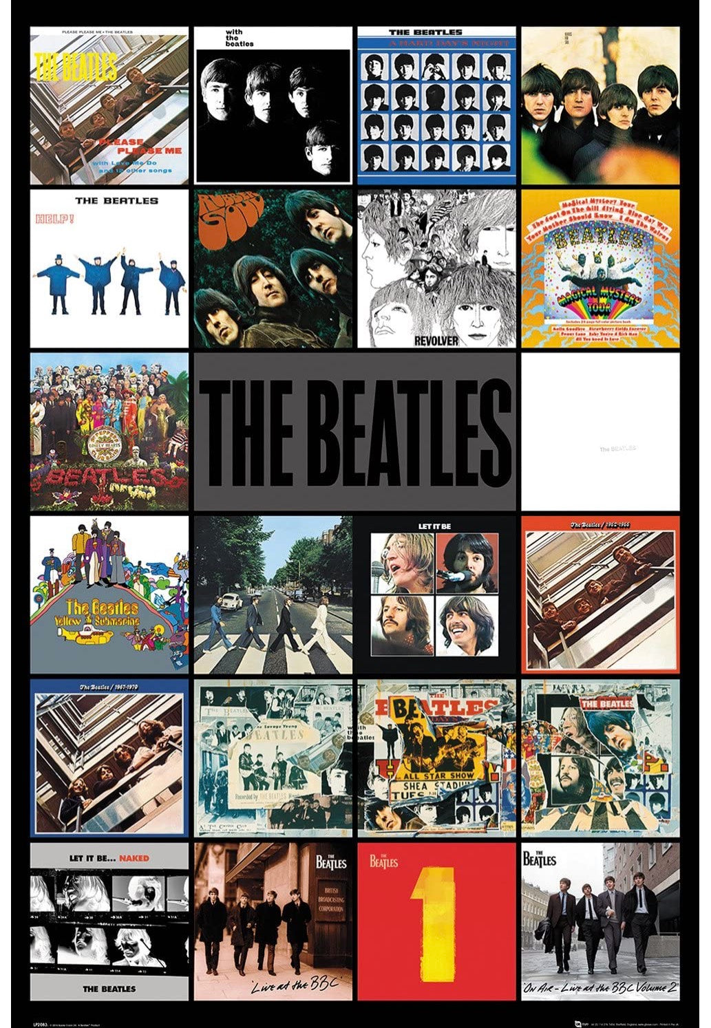 The Beatles - Albums Maxi - Poster | Neutral-Image