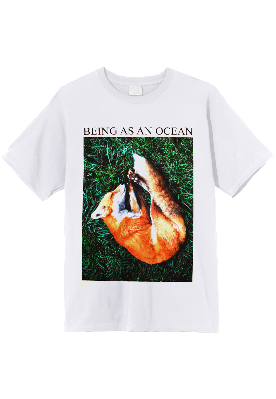 Being As An Ocean - Sleeping Fox White - T-Shirt | Neutral-Image
