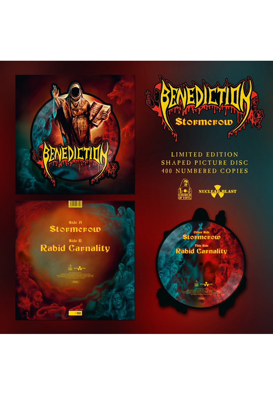 Benediction - Stormcrow Picture - Colored Mini Vinyl | Neutral-Image