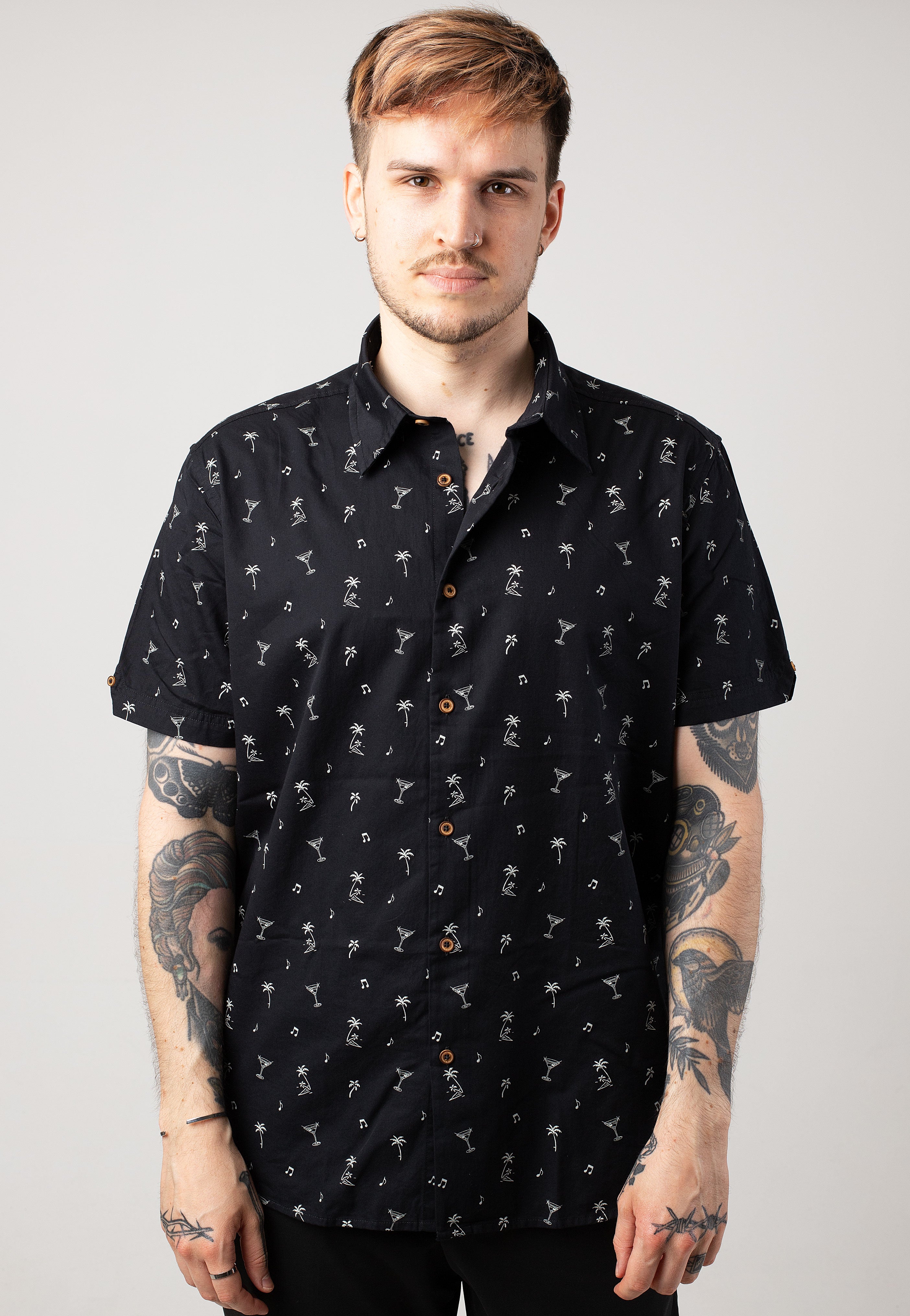 Ben Sherman - Scattered Print Black - Shirt | Men-Image