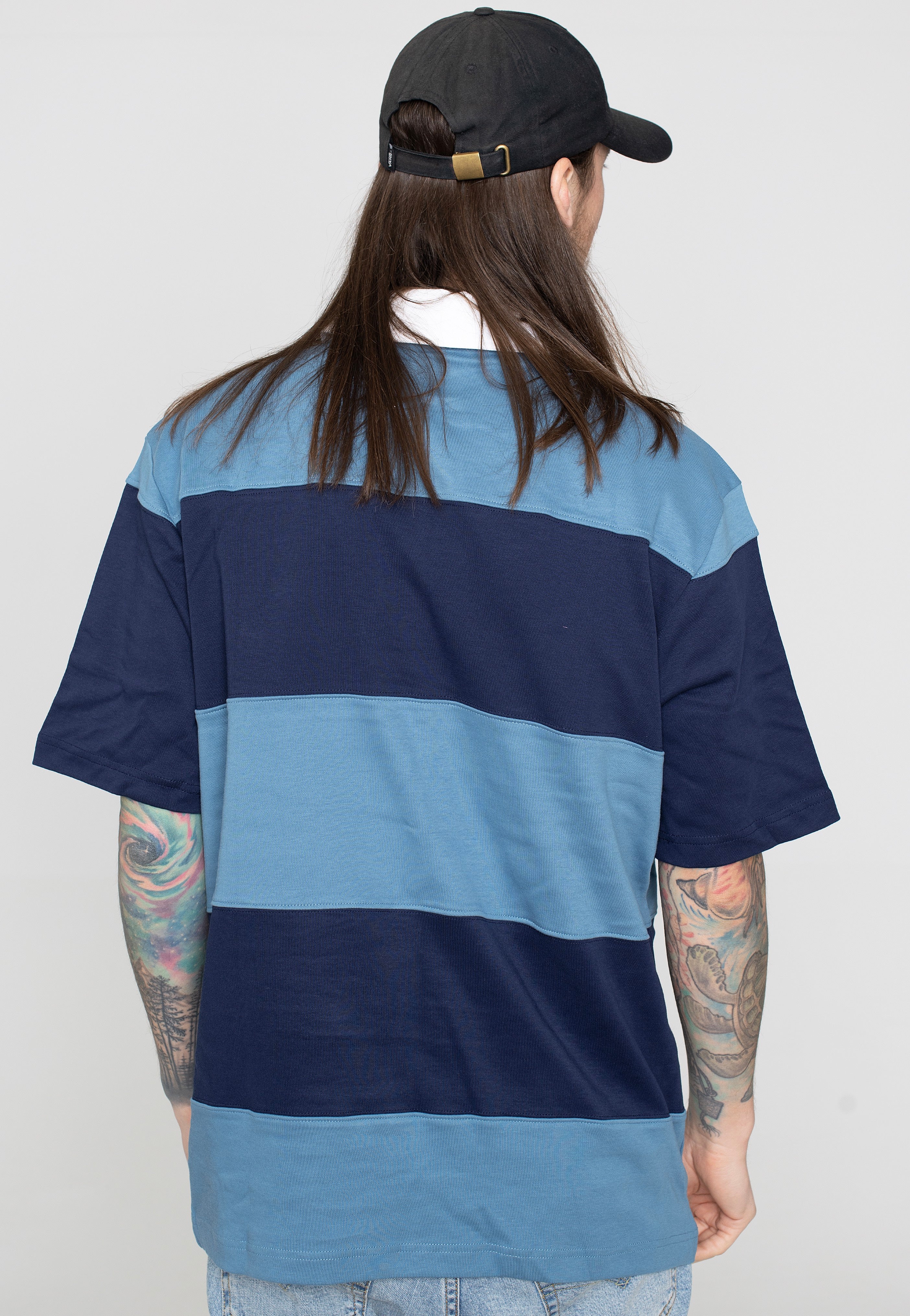 Ben Sherman - Short Sleeve Rugby Blue Shadow - Polo | Men-Image