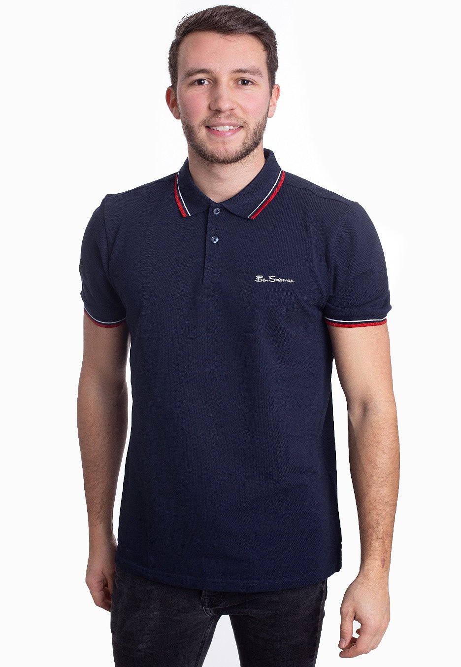 Ben Sherman - Signature Dark/Navy - Polo | Men-Image