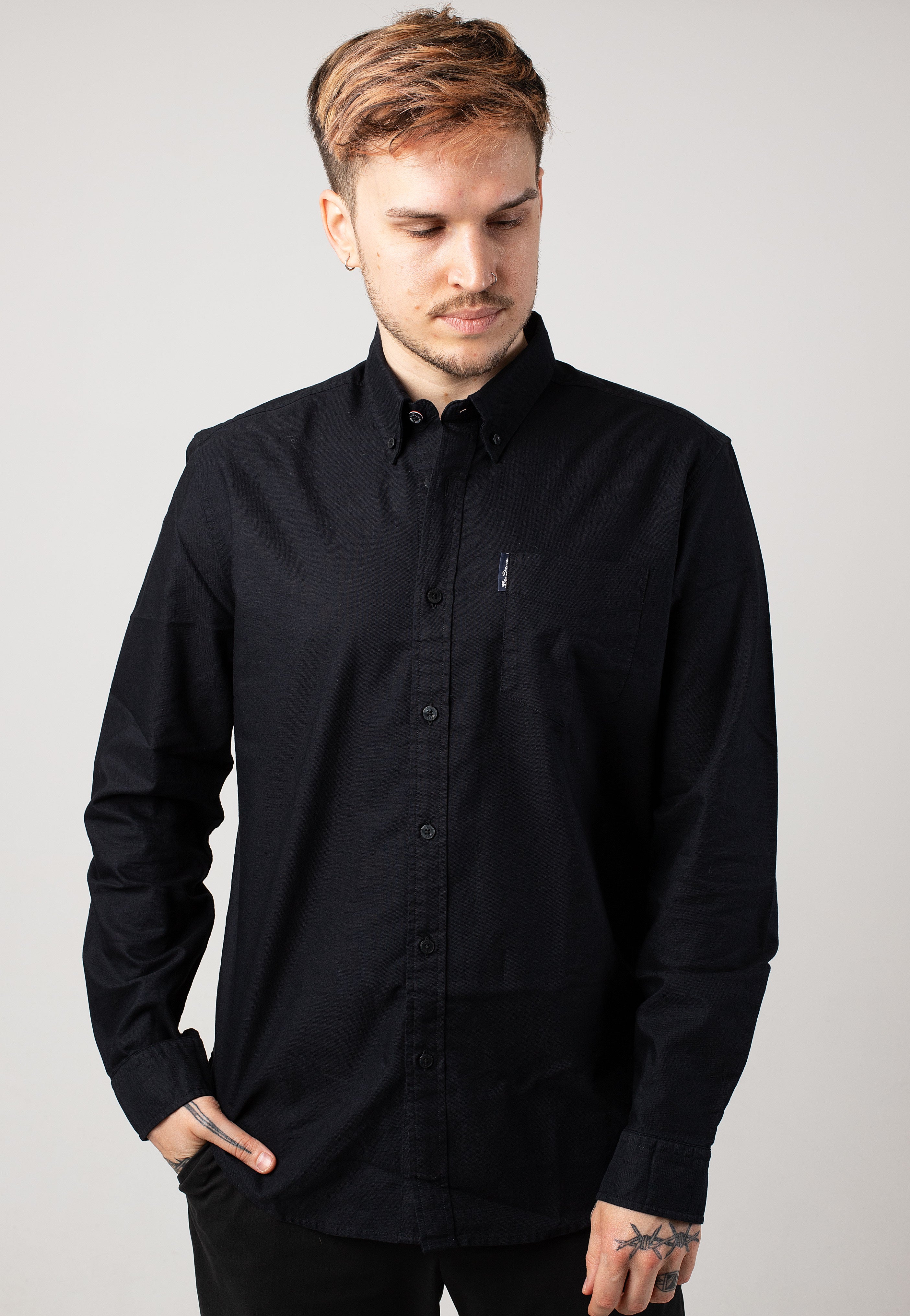 Ben Sherman - Signature Oxford Black - Shirt | Men-Image