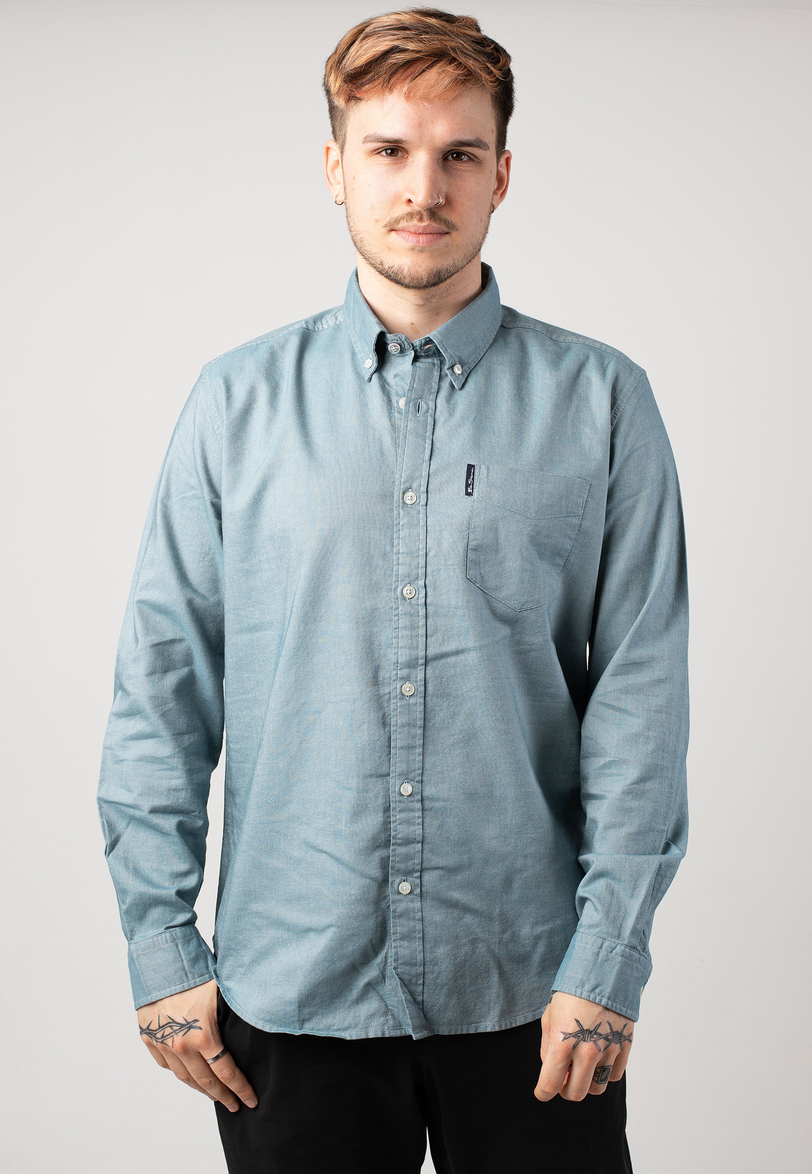 Ben Sherman - Signature Oxford Teal - Shirt | Men-Image