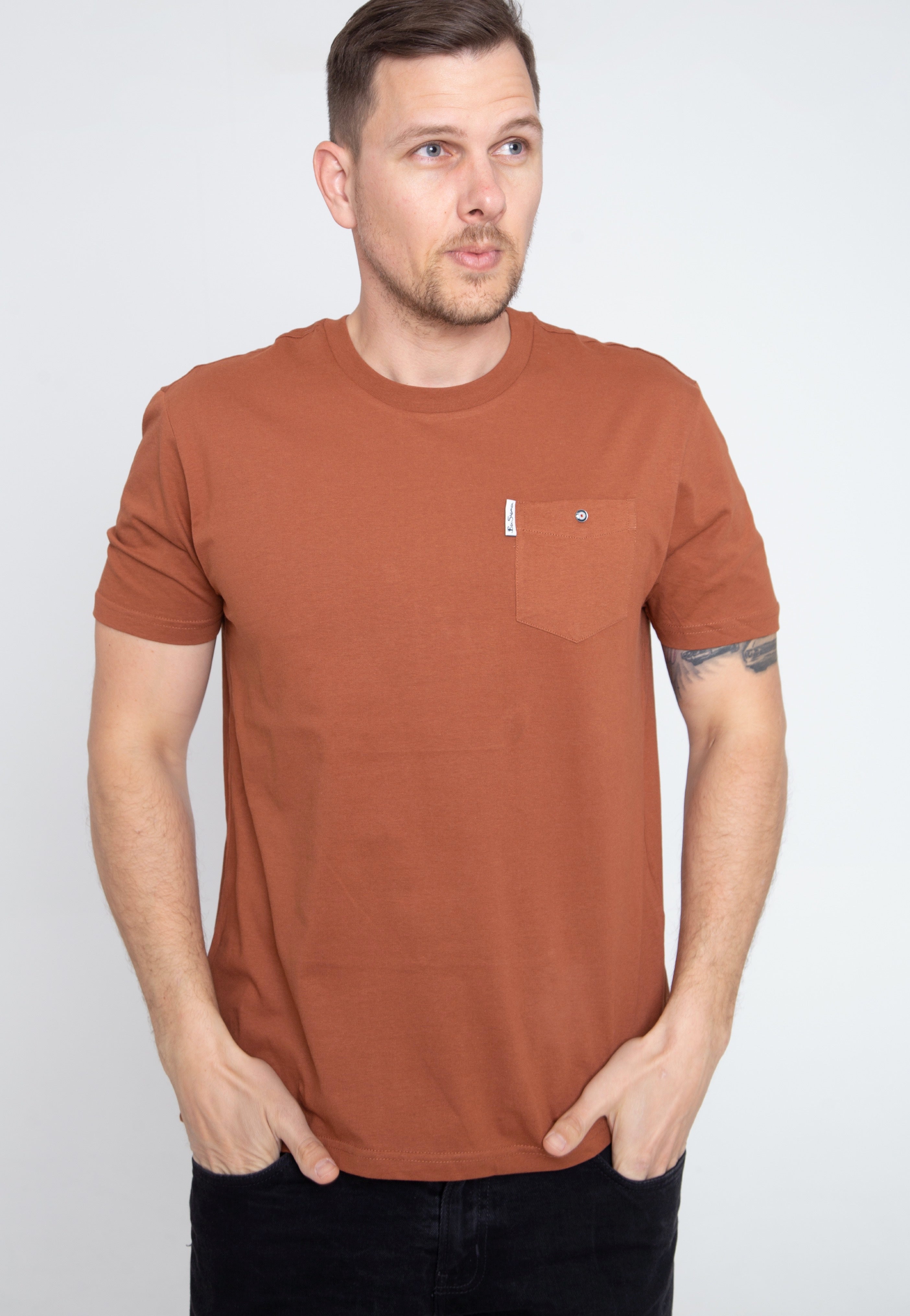 Ben Sherman - Signature Pocket Brick Red - T-Shirt | Men-Image