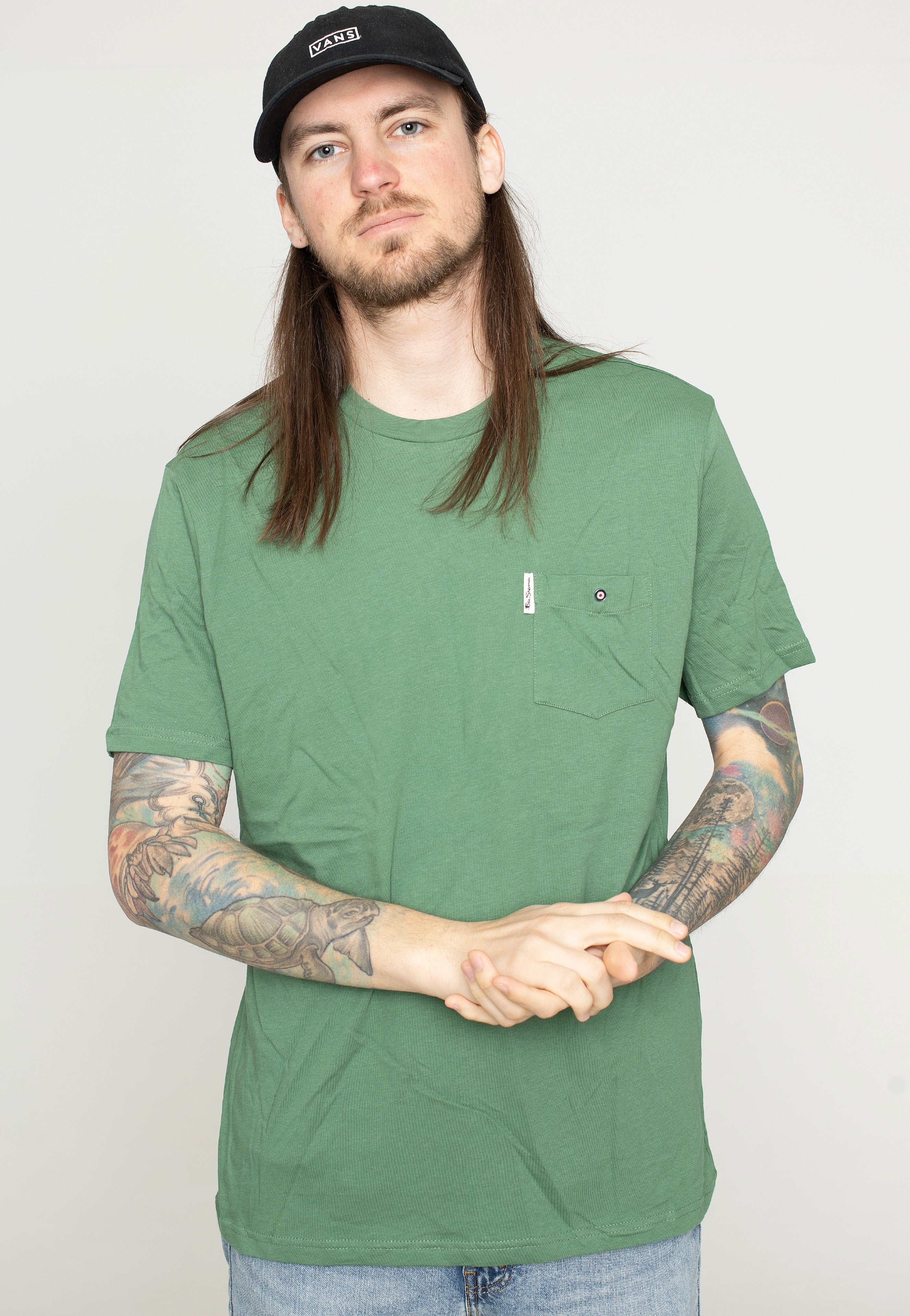 Ben Sherman - Signature Pocket Rich Fern - T-Shirt | Men-Image