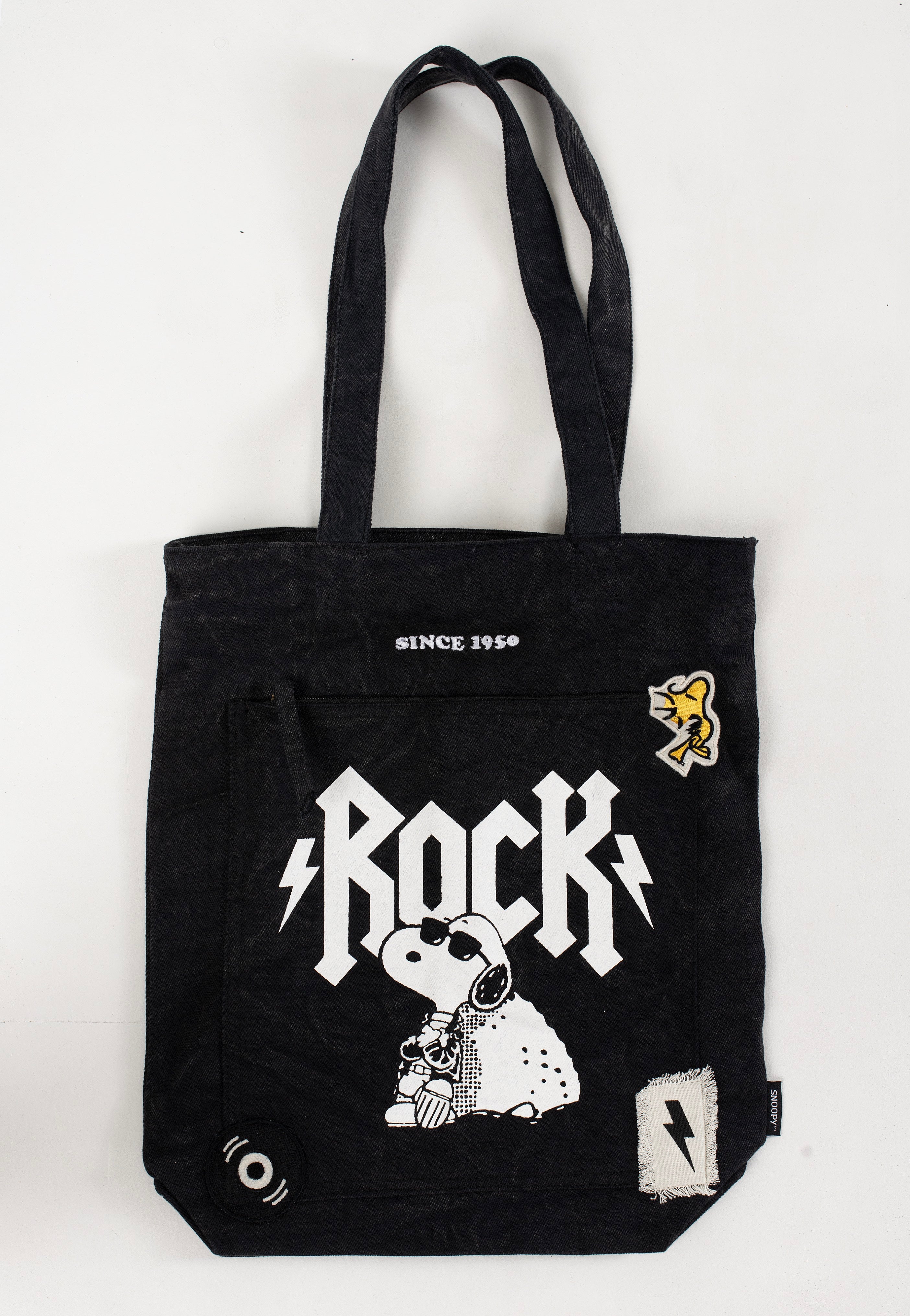 Snoopy - Rock Premium - Tote Bag | Neutral-Image