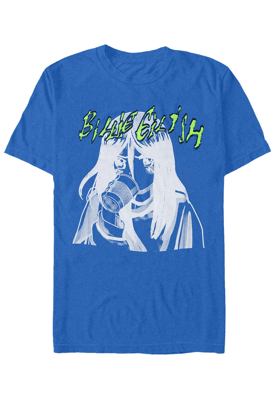 Billie Eilish - Anime Drink Blue - T-Shirt | Neutral-Image