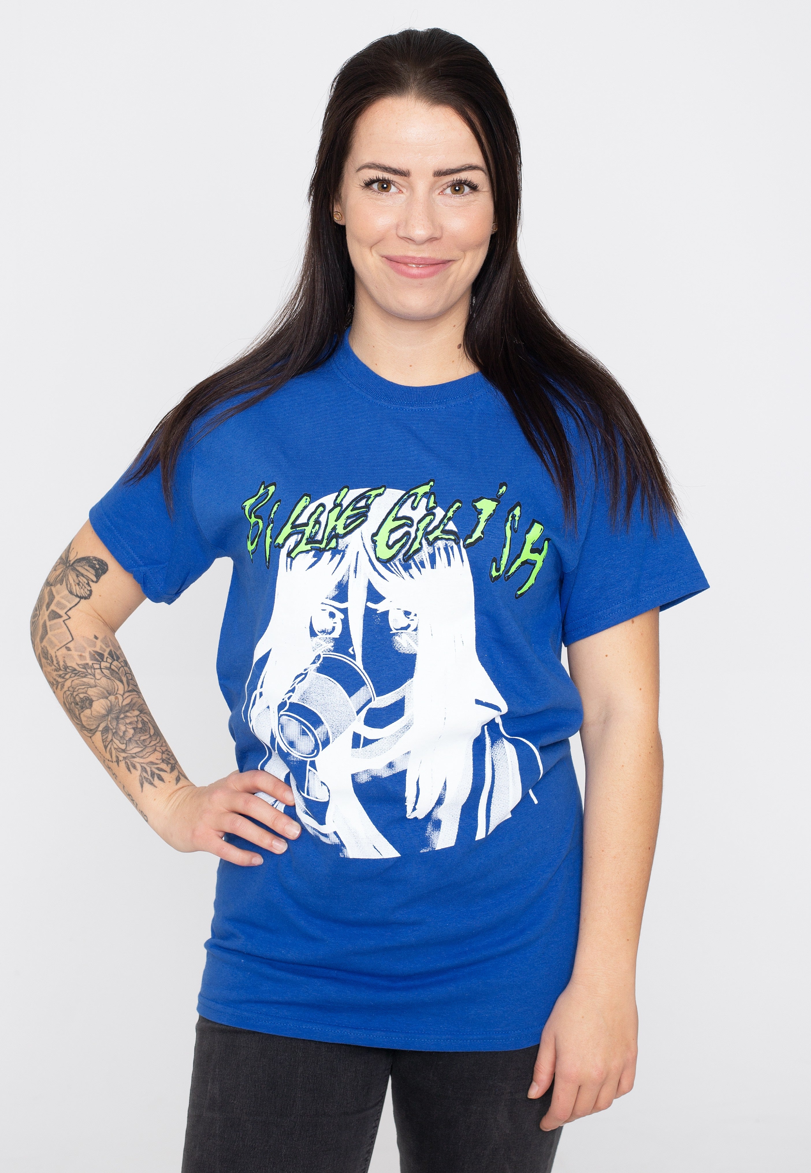 Billie Eilish - Anime Drink Blue - T-Shirt | Women-Image