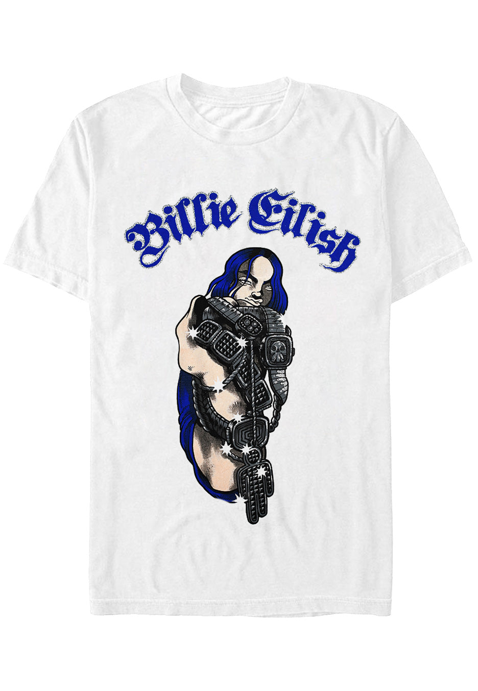 Billie Eilish - Bling White - T-Shirt | Neutral-Image