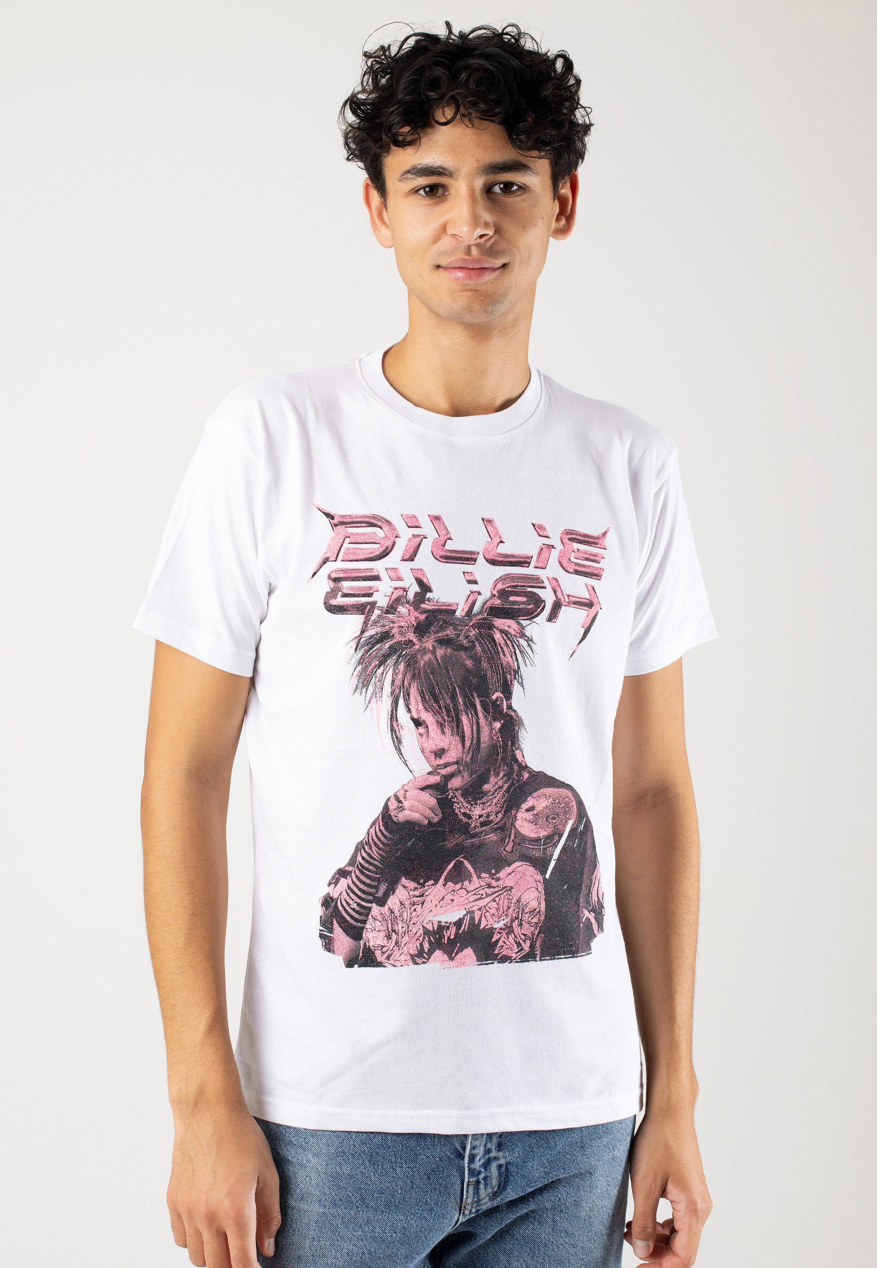 Billie Eilish - Purple Illustration - T-Shirt | Men-Image