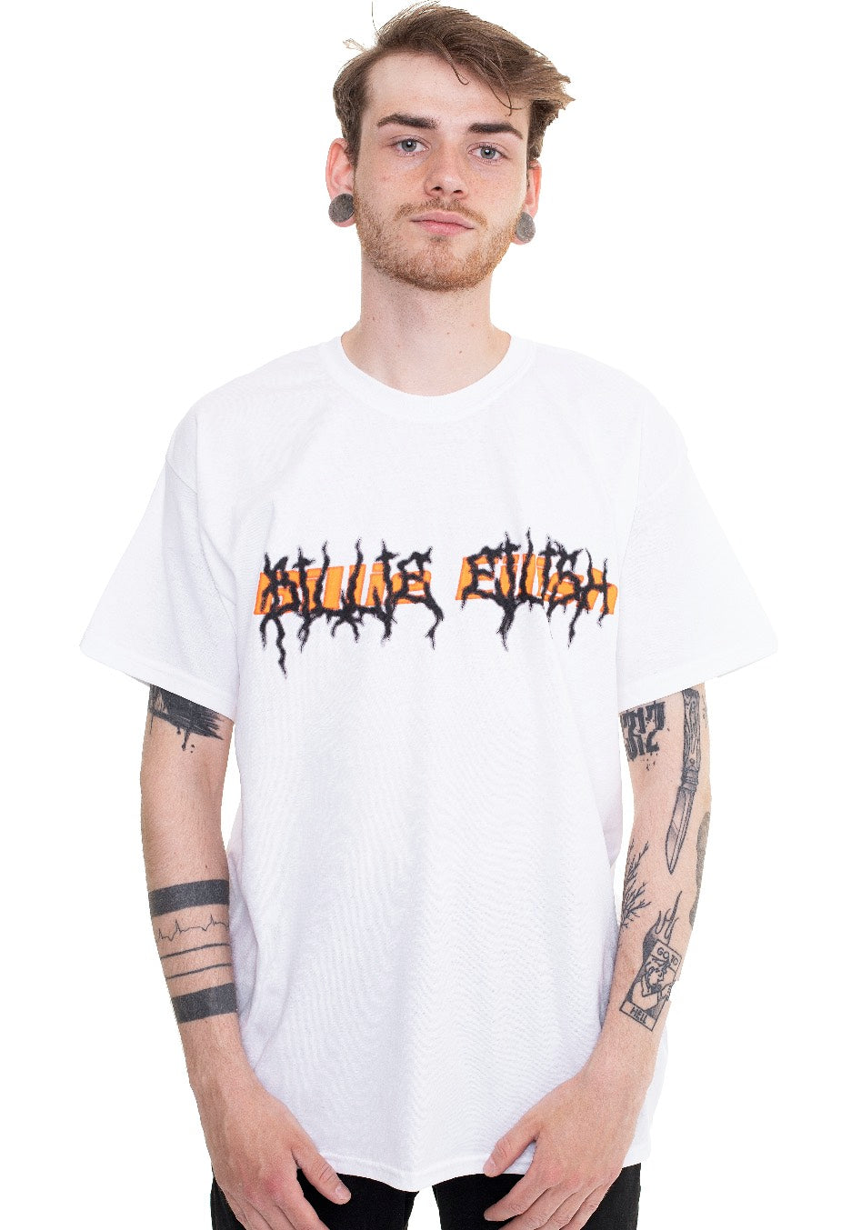 Billie Eilish - Smile White - T-Shirt | Men-Image