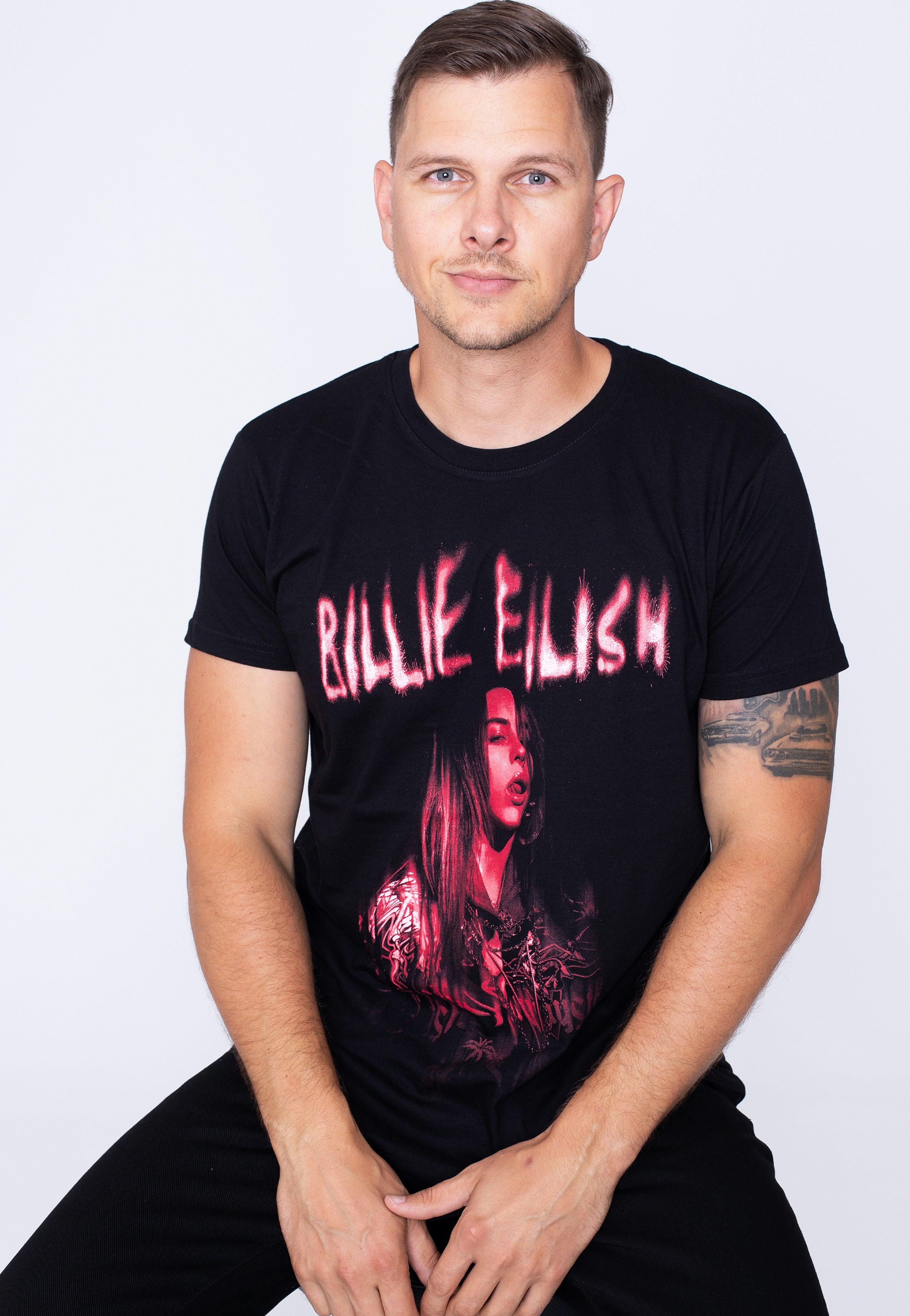 Billie Eilish - Spooky Logo - T-Shirt | Men-Image