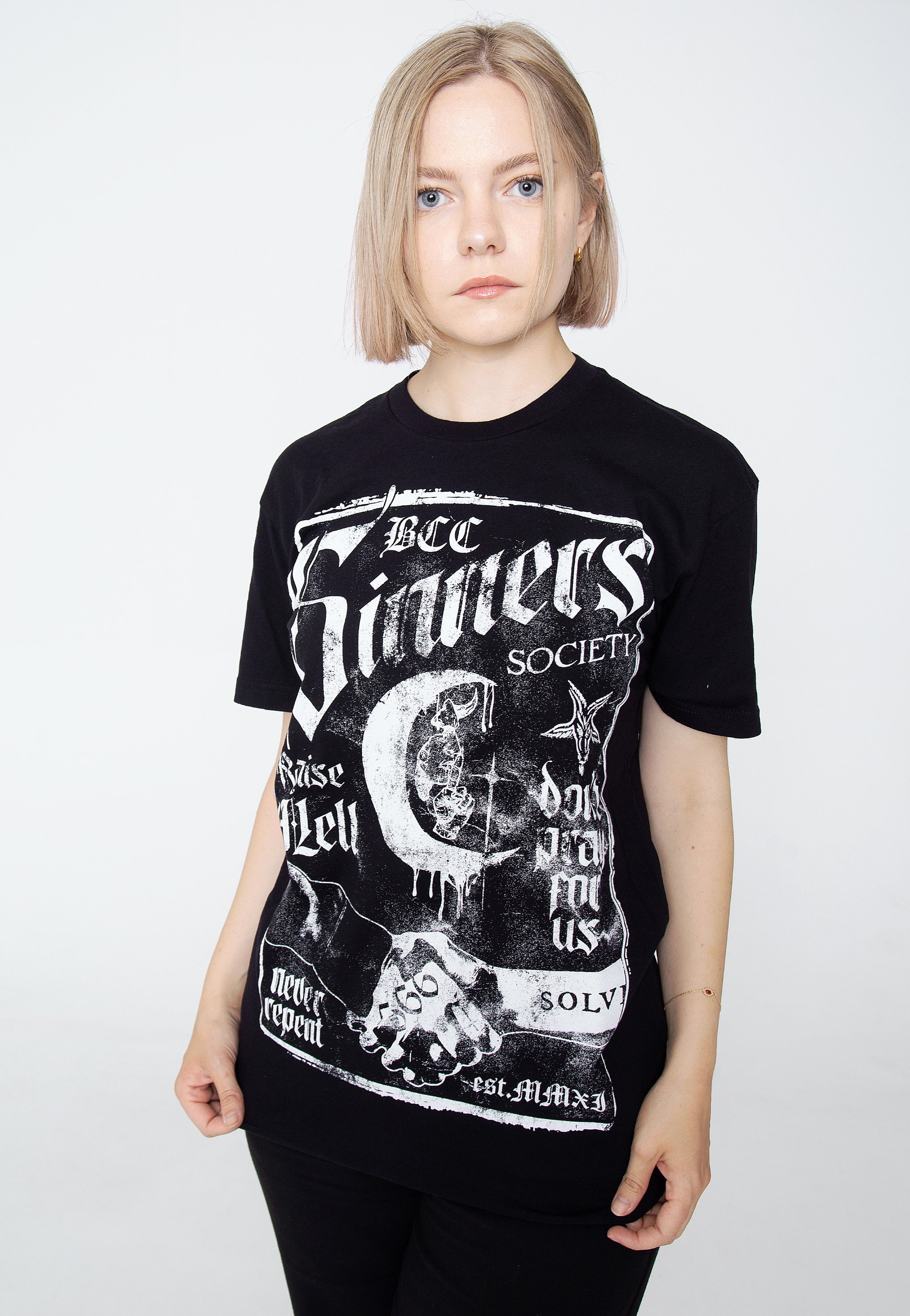 Black Craft Cult - Sinners Society Black - T-Shirt | Women-Image