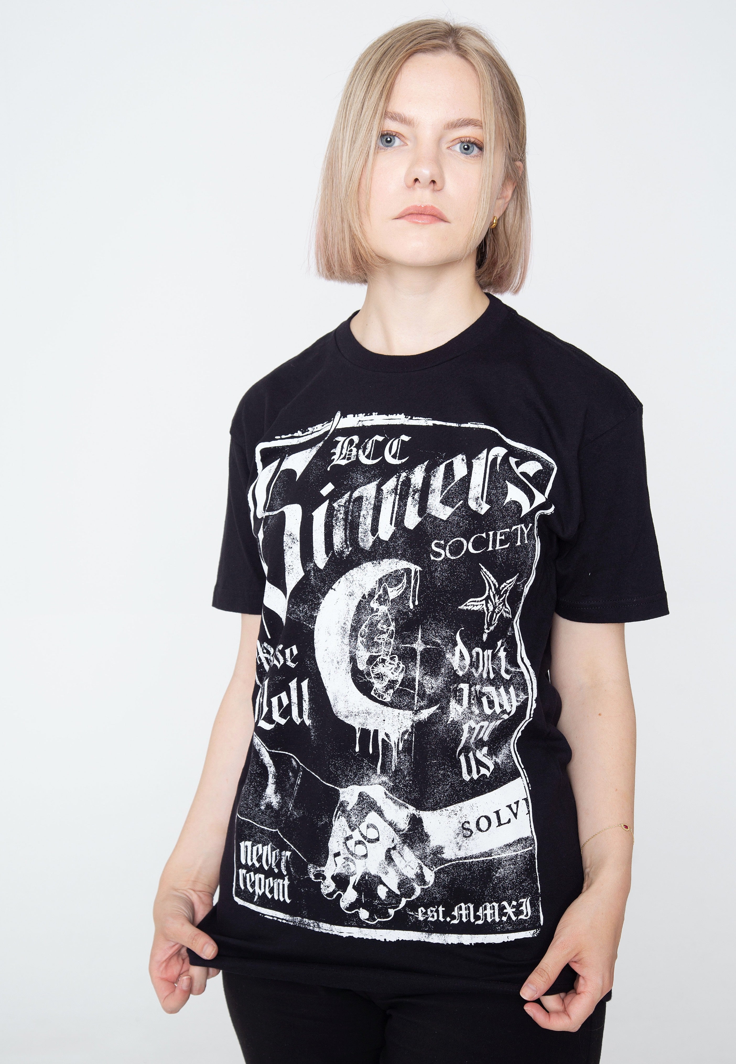 Black Craft Cult - Sinners Society Black - T-Shirt | Women-Image