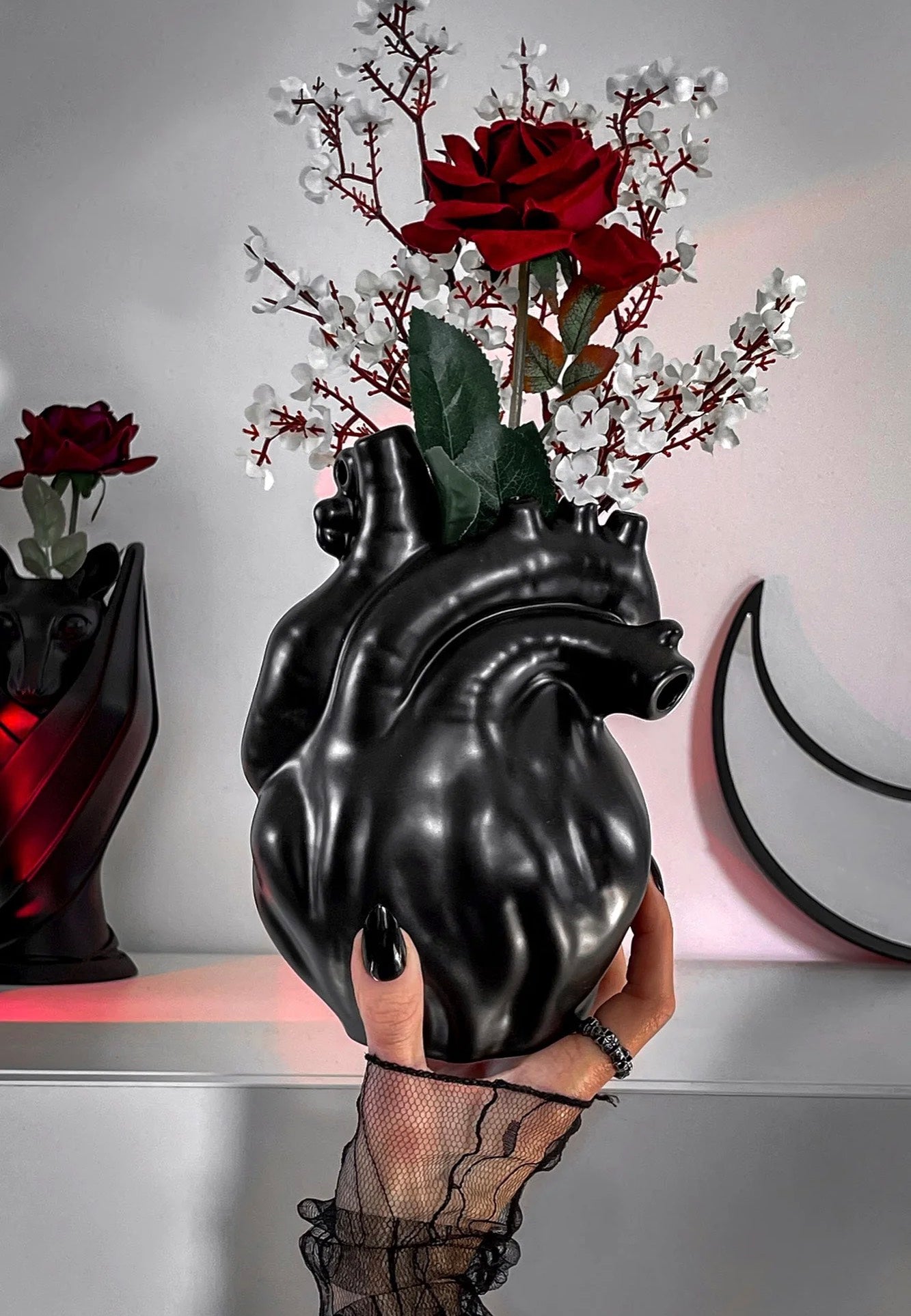 Killstar - Black Heart Black - Vase | Neutral-Image