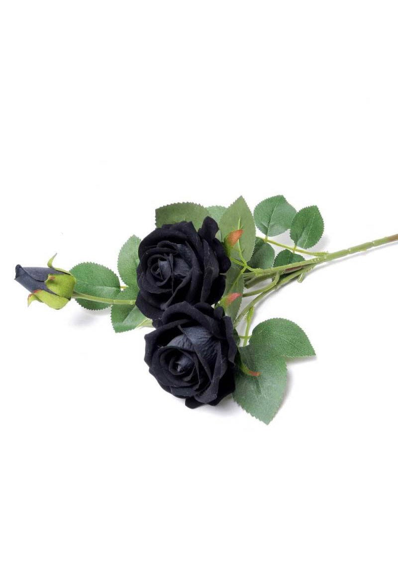 Alchemy England - Black Rose Spray - Artificial Flowers | Neutral-Image