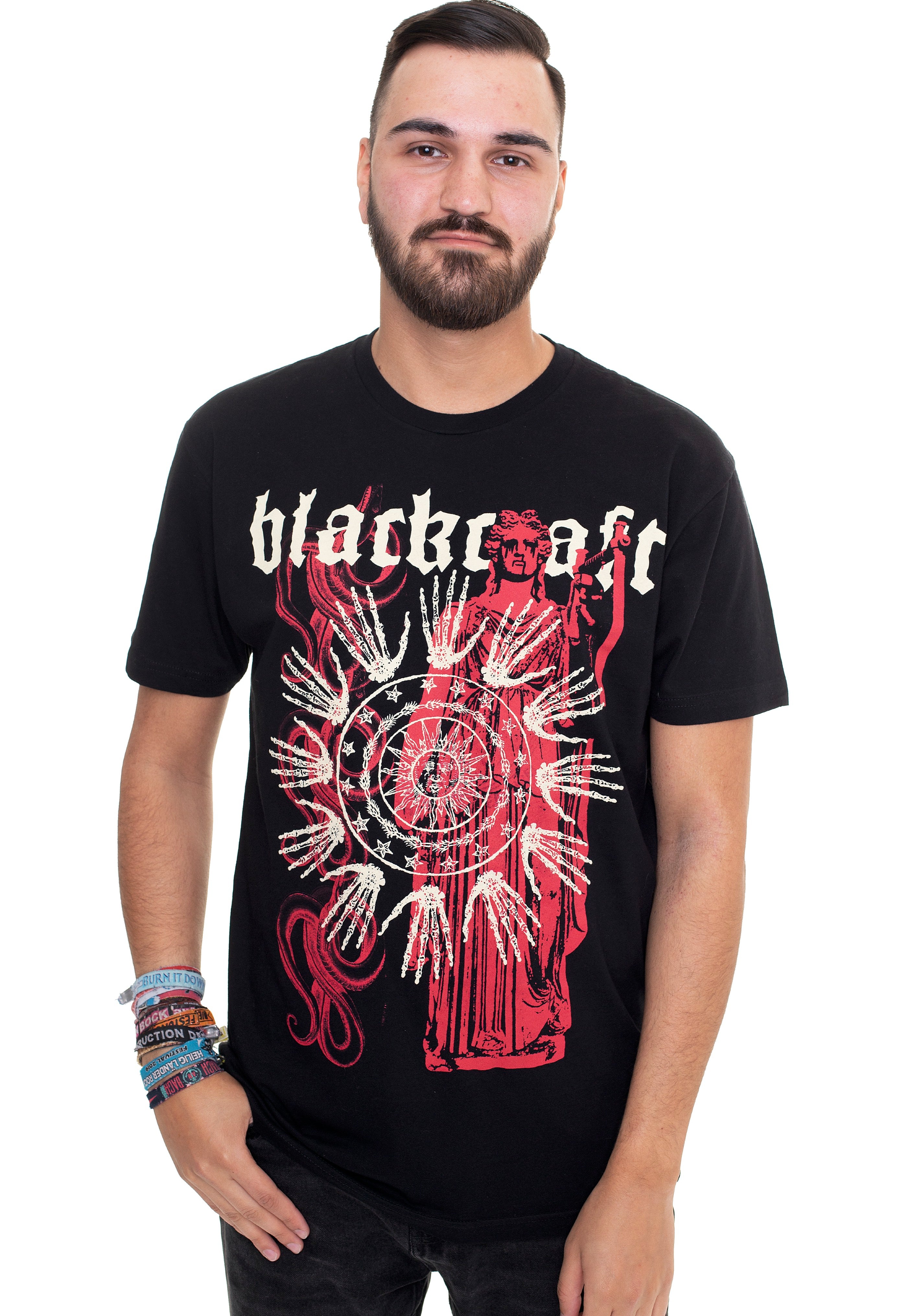 Black Craft Cult - Sun Hand Wheel Black - T-Shirt | Impericon EN