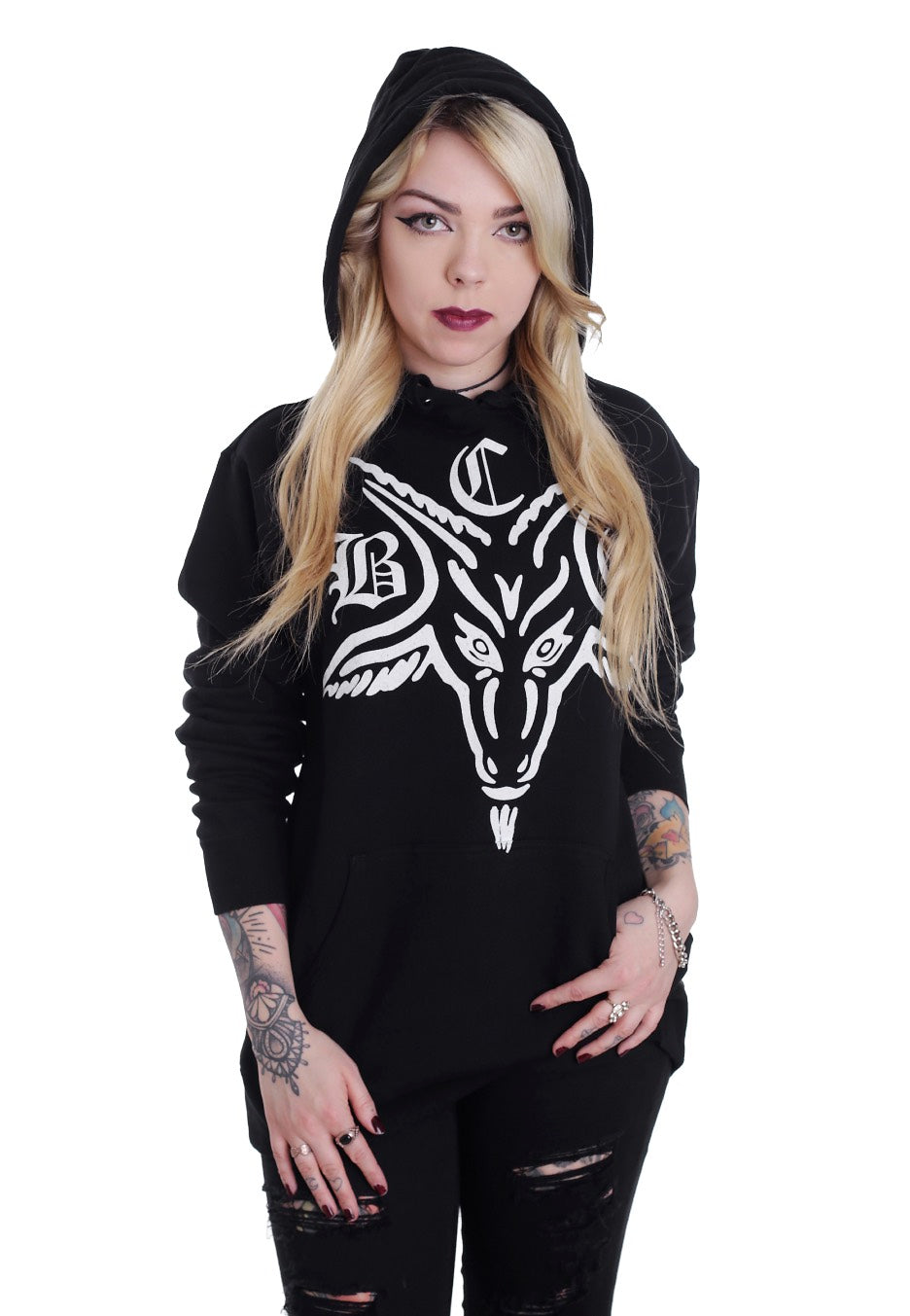 Black Craft Cult - Baphomet 666 - Hoodie | Women-Image