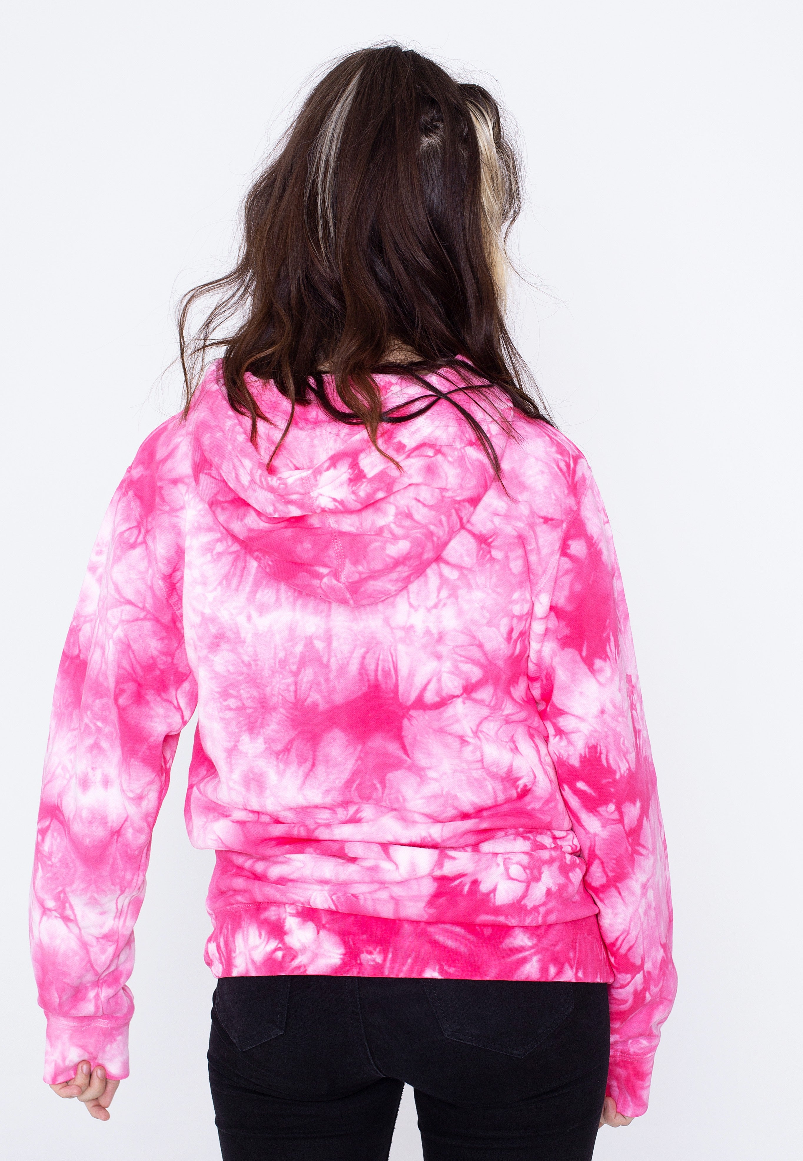 Black Craft Cult - Believe In Yourself Pink Tie Dye - Hoodie | Women-Image