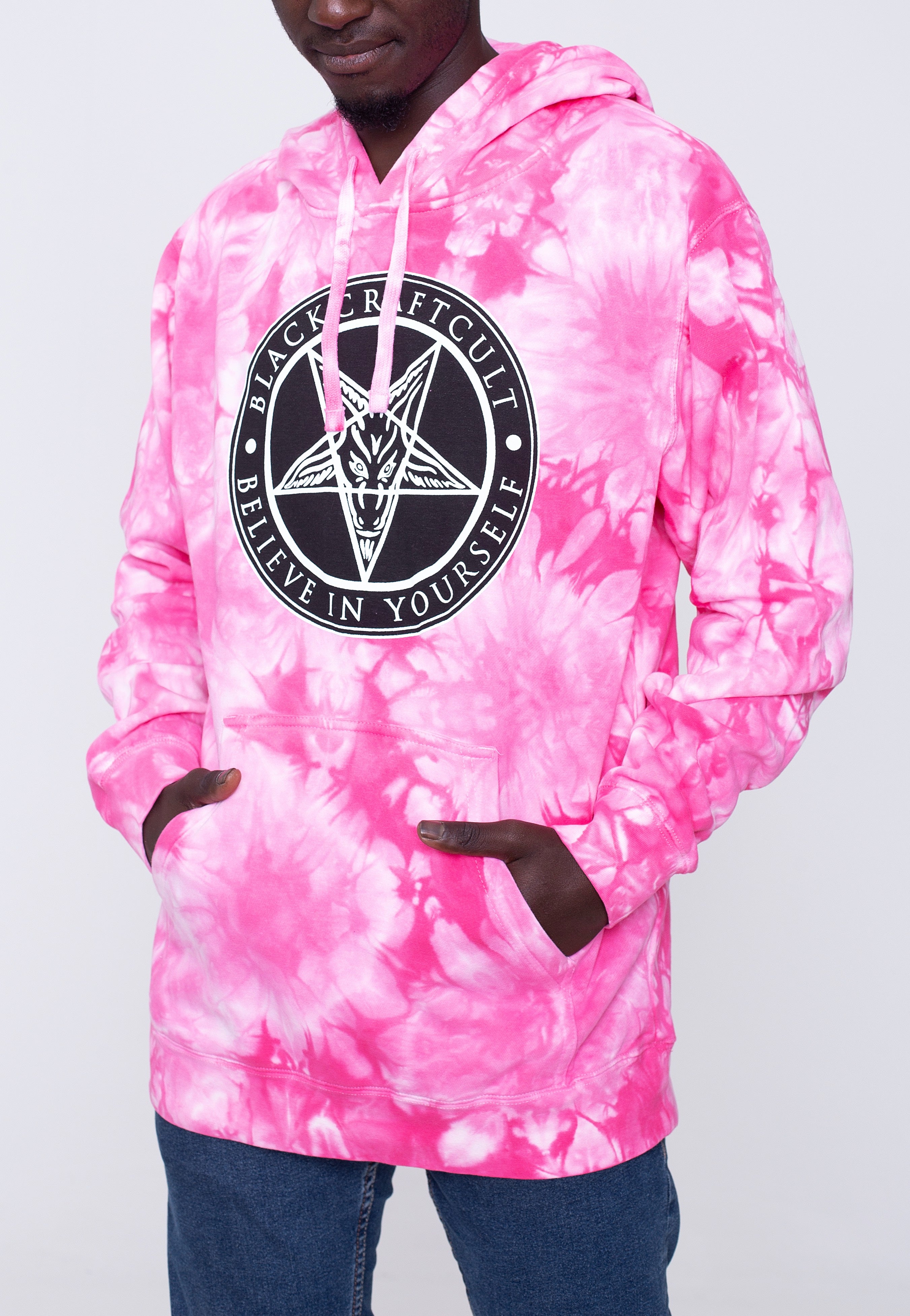 Black Craft Cult - Believe In Yourself Pink Tie Dye - Hoodie | Men-Image