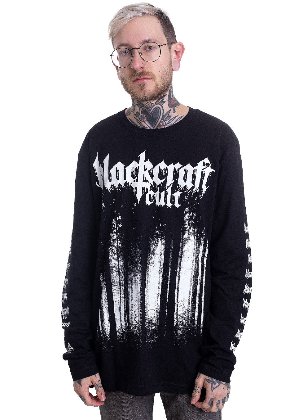 Black Craft Cult - Black Metal Forest Black - Longsleeve | Men-Image