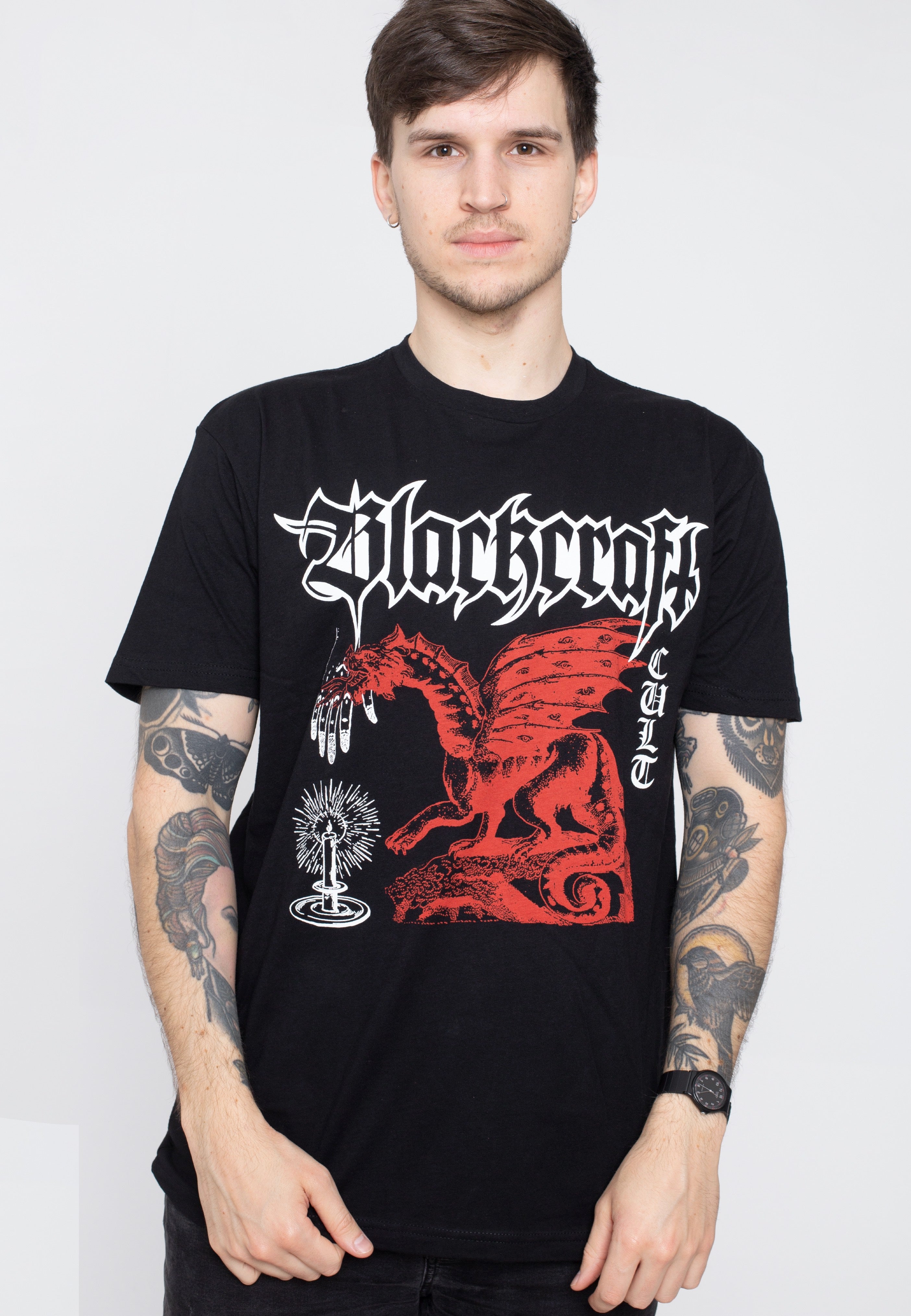 Black Craft Cult - Dragon Candle Black - T-Shirt | Men-Image