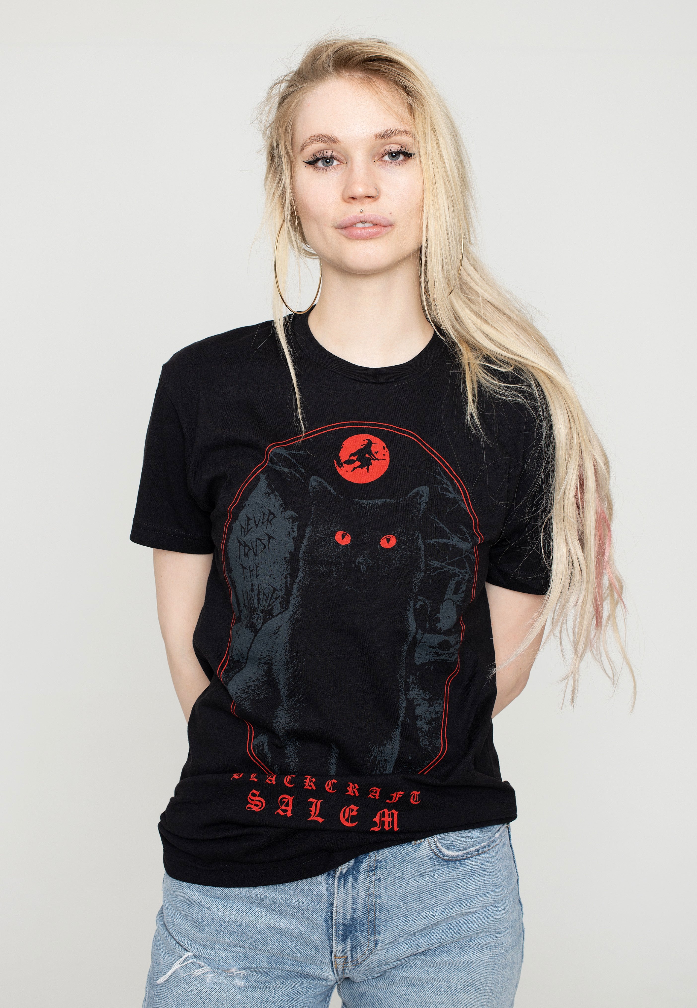 Black Craft Cult - Salem Cat Black - T-Shirt | Women-Image