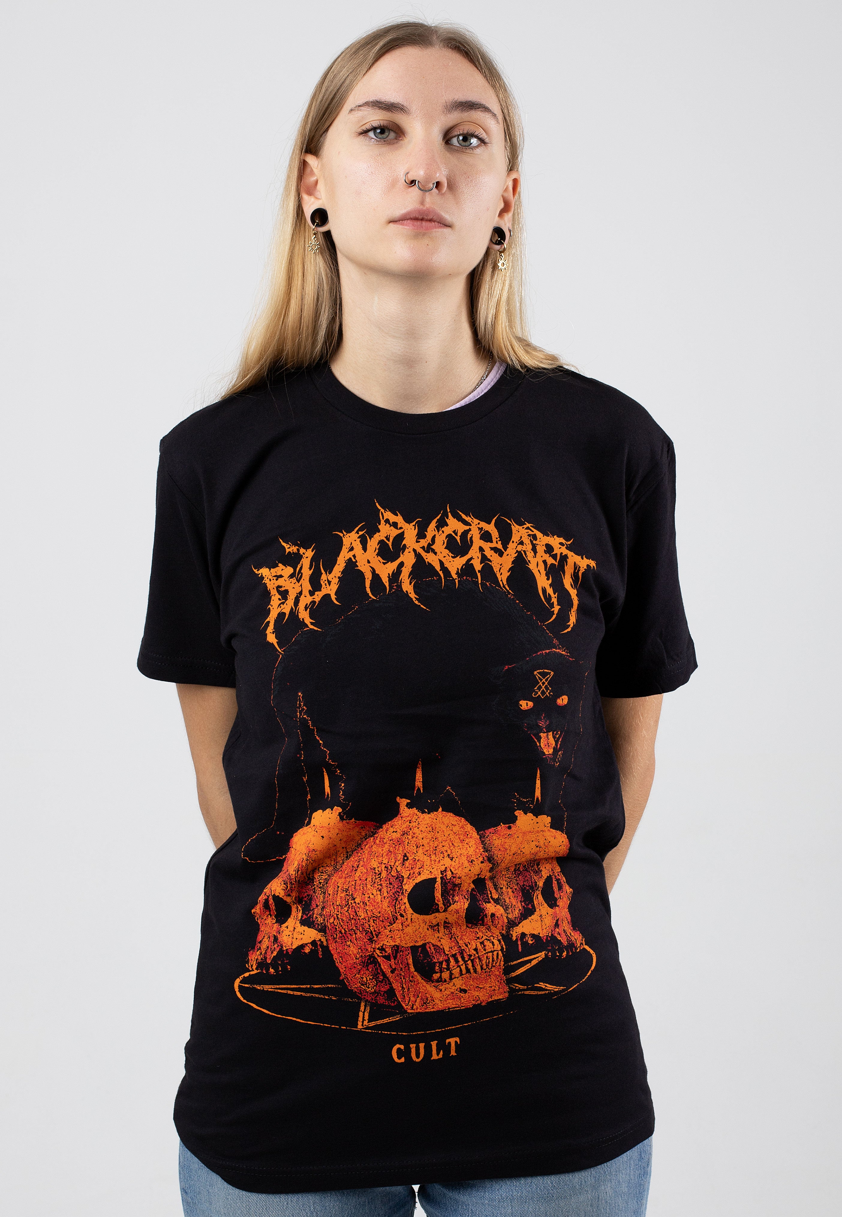 Black Craft Cult - Terrified Tabby - T-Shirt | Women-Image