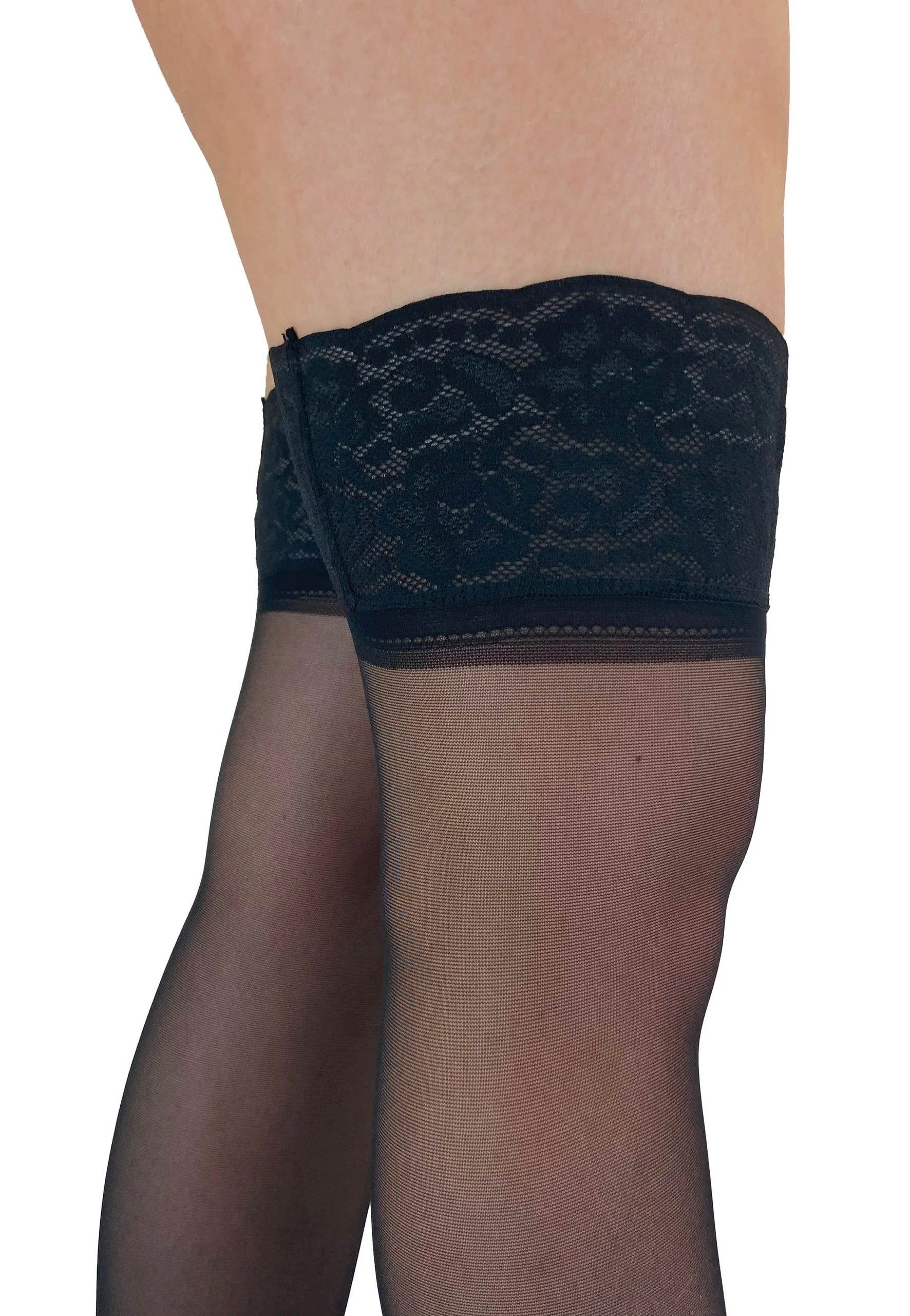 Pamela Mann - Hold Ups Essential Black - Socks | Neutral-Image